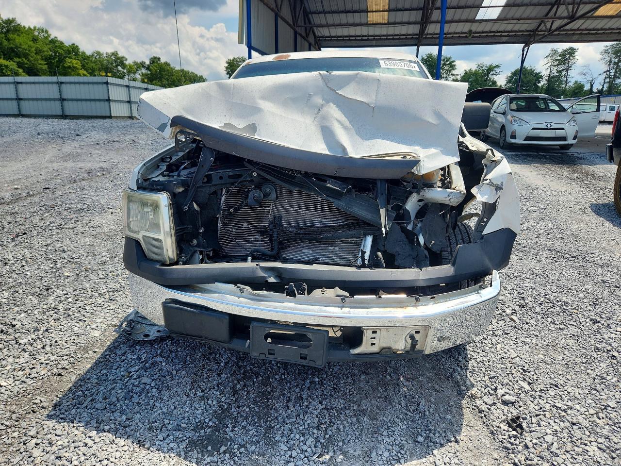 2012 Ford F150 White vin: 1FTMF1CM3CKD67276