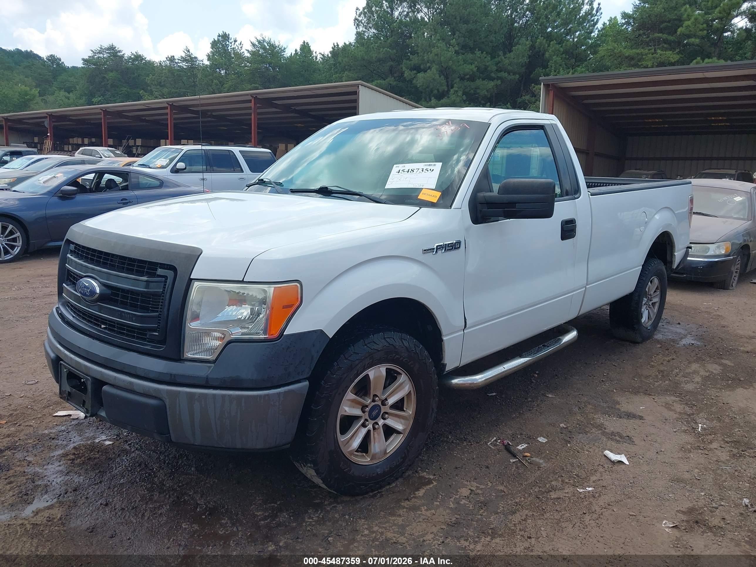 2013 Ford F-150 Stx/xl/xlt White vin: 1FTMF1CM3DKD73855