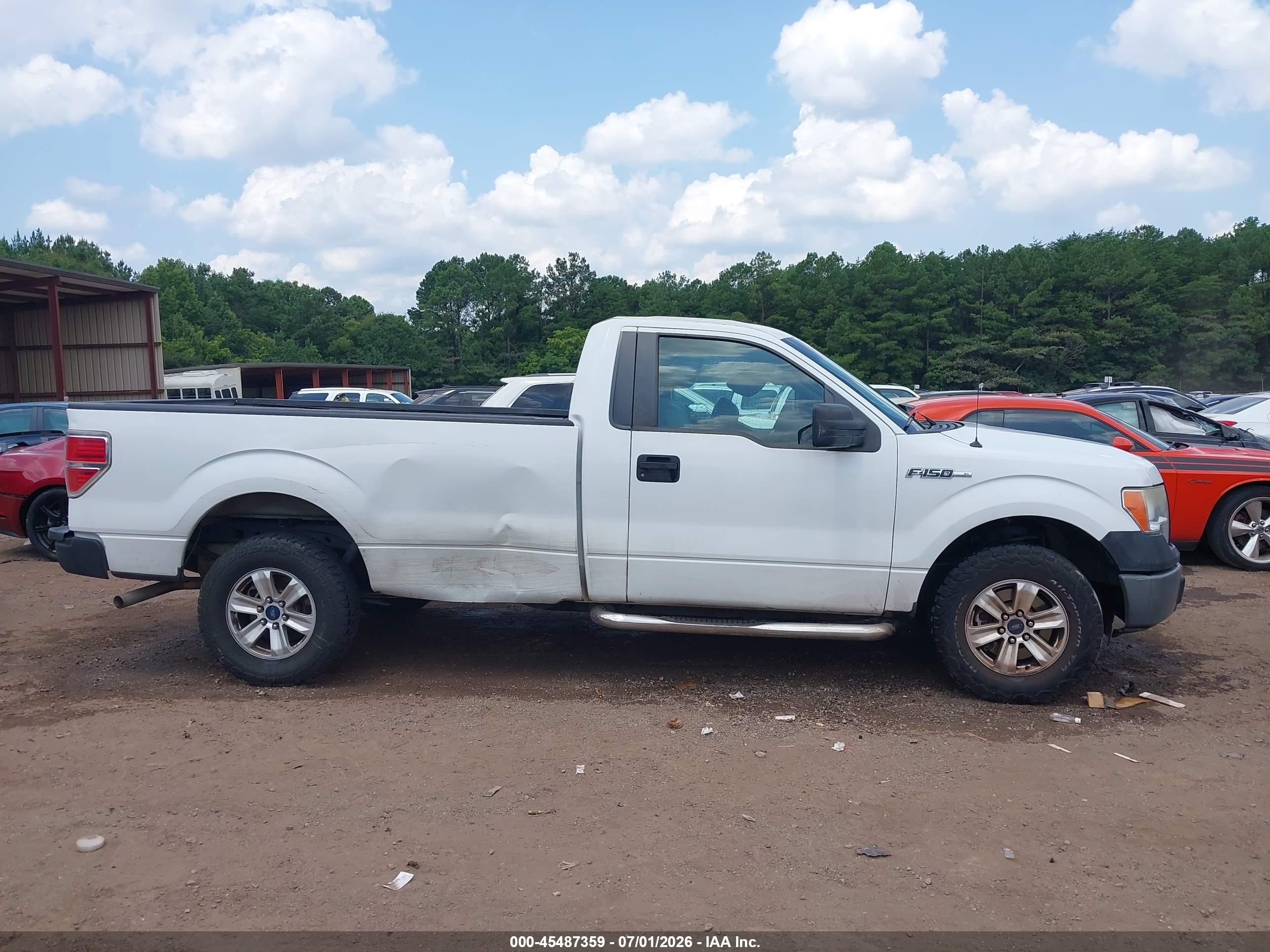 2013 Ford F-150 Stx/xl/xlt White vin: 1FTMF1CM3DKD73855