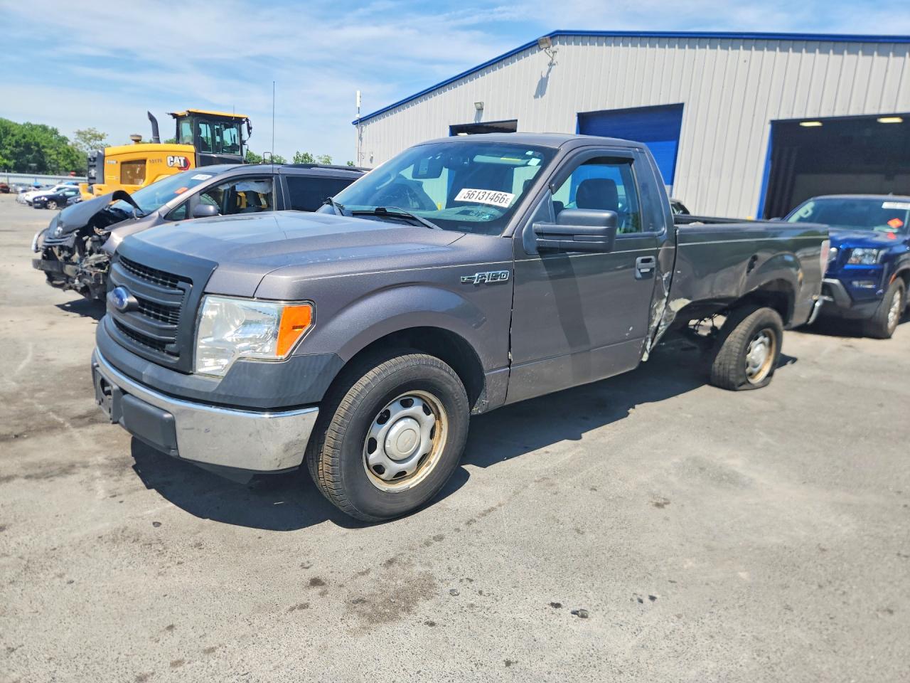 2013 Ford F150 Gray vin: 1FTMF1CM3DKG15849