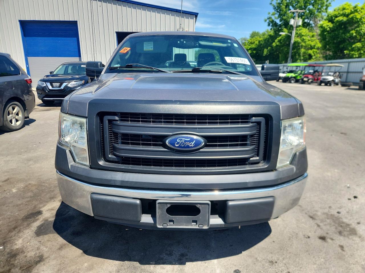2013 Ford F150 Gray vin: 1FTMF1CM3DKG15849
