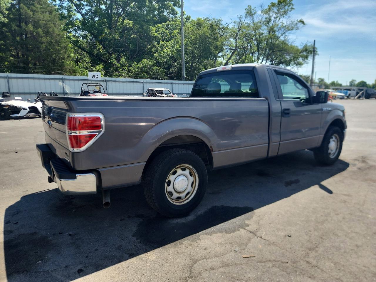 2013 Ford F150 Gray vin: 1FTMF1CM3DKG15849