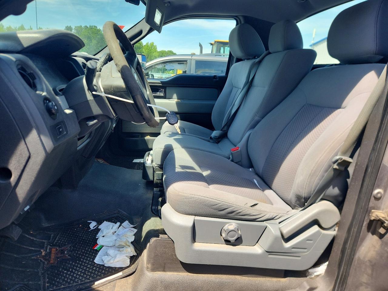 2013 Ford F150 Gray vin: 1FTMF1CM3DKG15849