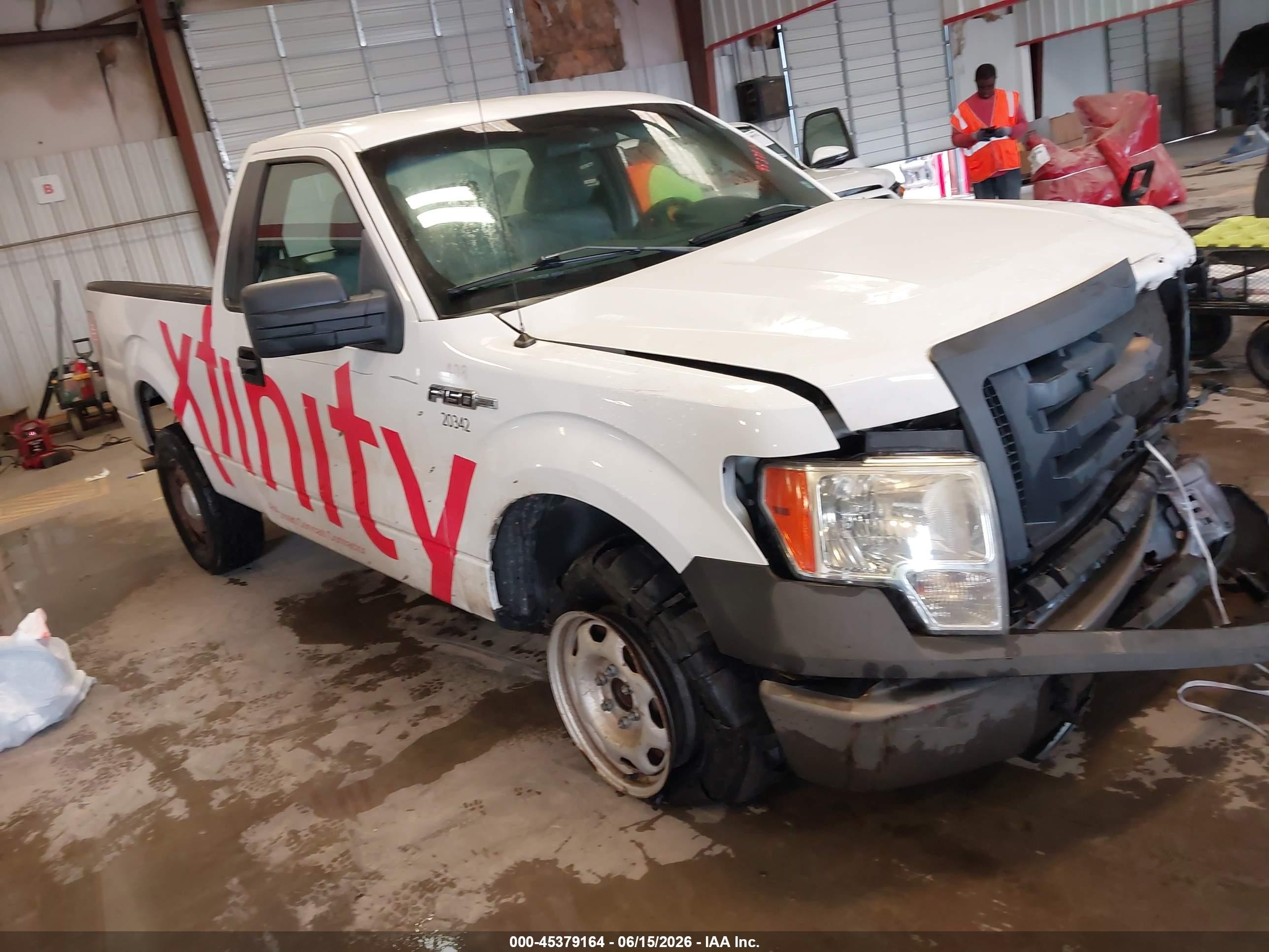 2011 Ford F-150 Xl White vin: 1FTMF1CM4BFD15842