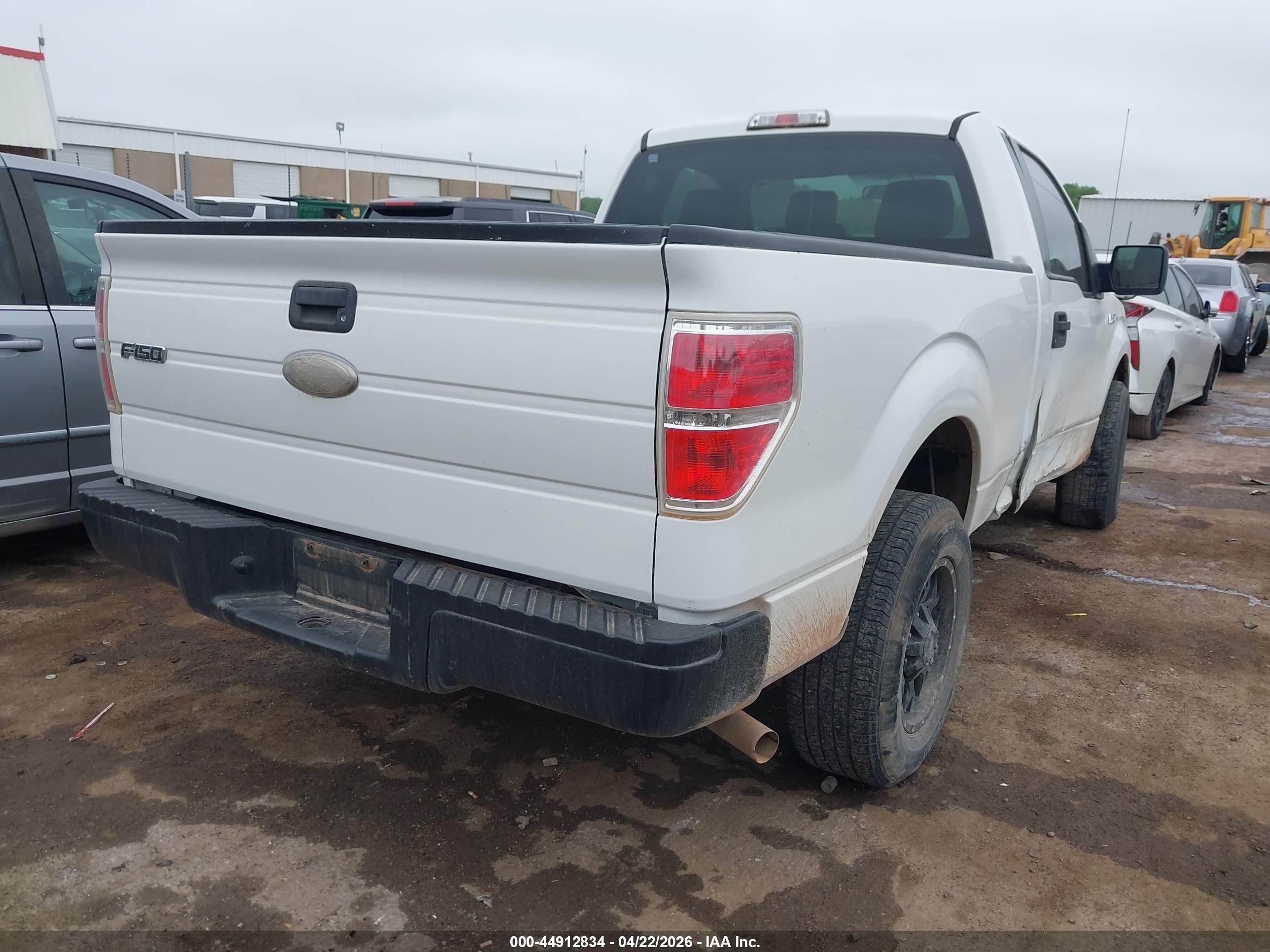 2012 Ford F-150 Xl White vin: 1FTMF1CM4CKD06681