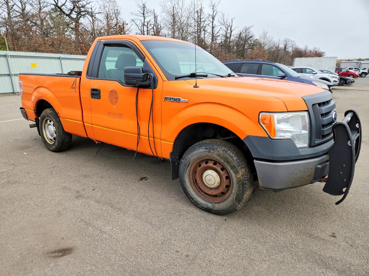 2012 Ford F150 Orange vin: 1FTMF1CM4CKD16627
