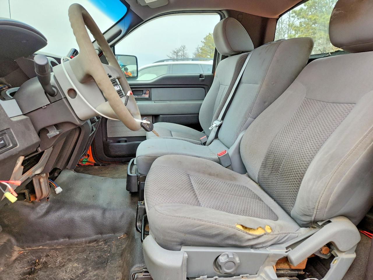 2012 Ford F150 Orange vin: 1FTMF1CM4CKD16627