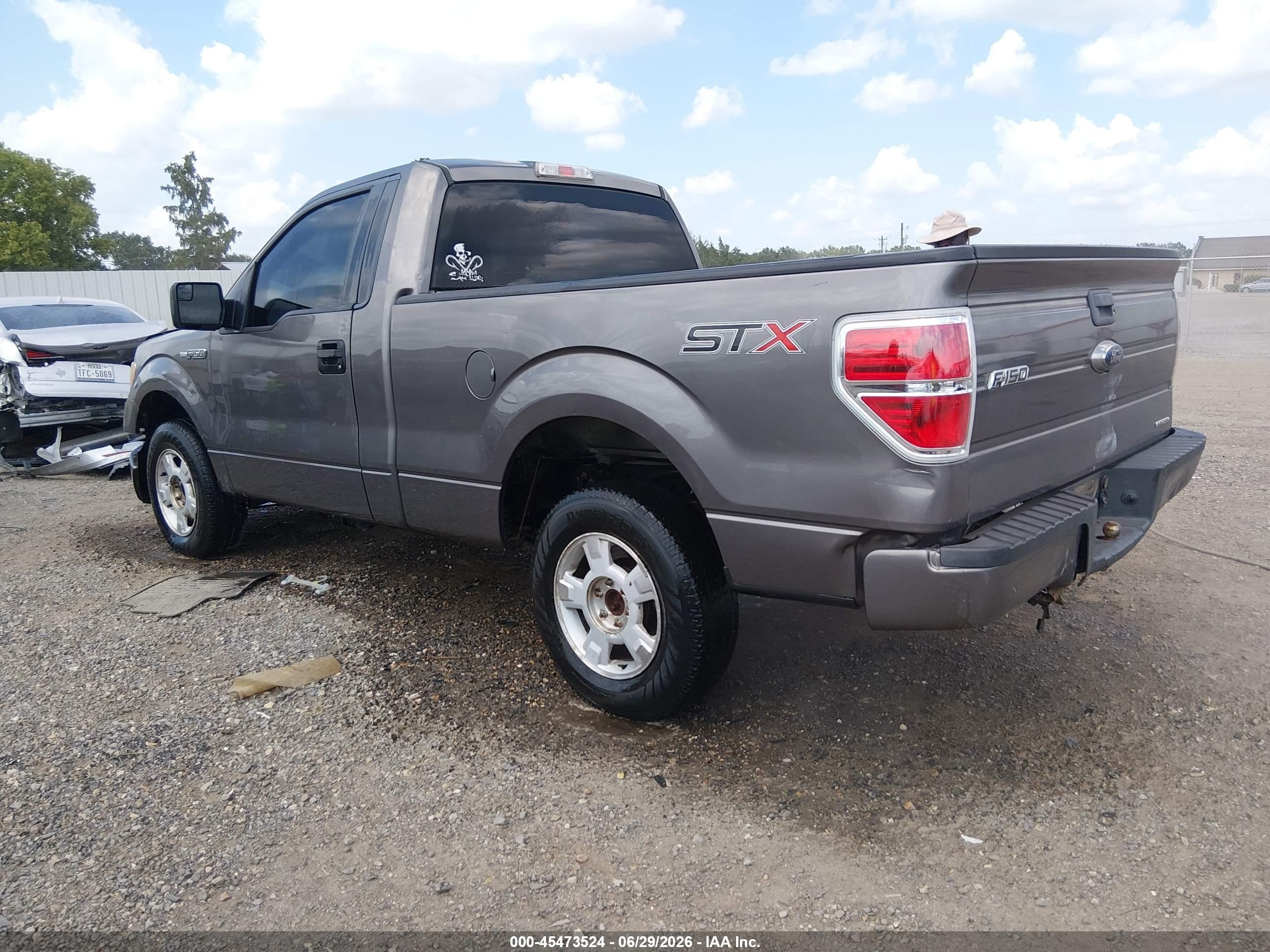 2014 Ford F-150 Stx Gray vin: 1FTMF1CM4EFC52097