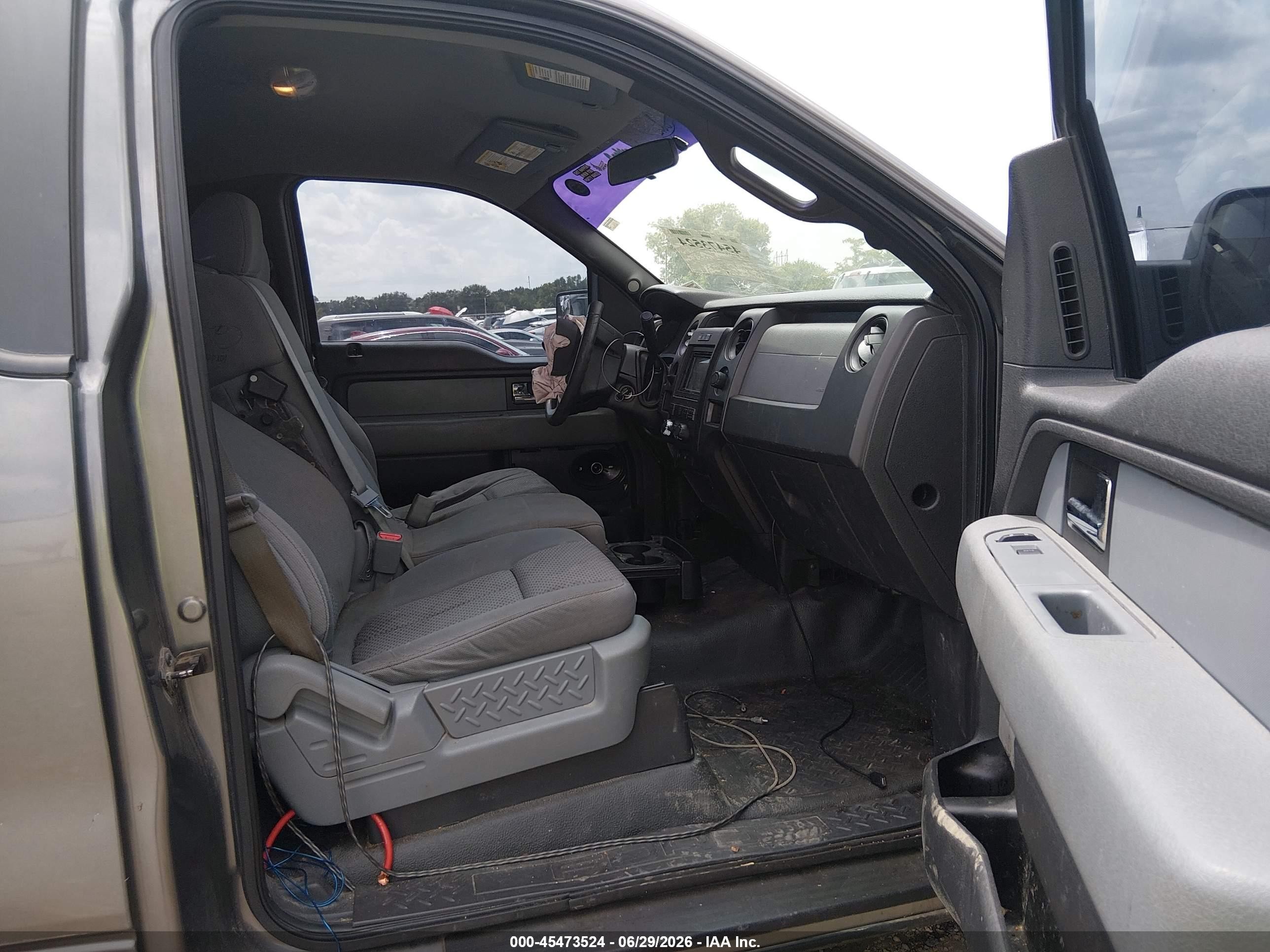 2014 Ford F-150 Stx Gray vin: 1FTMF1CM4EFC52097