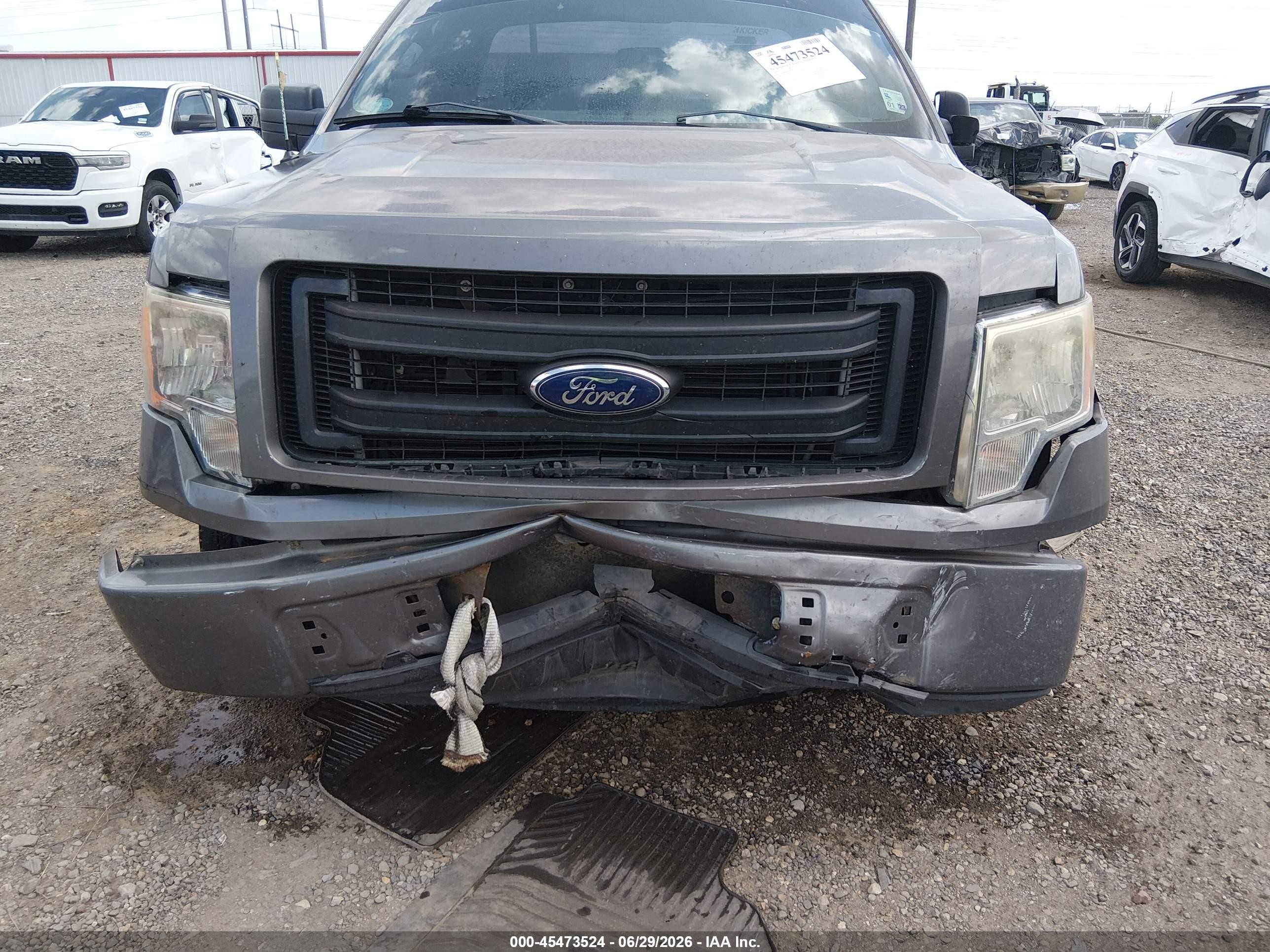 2014 Ford F-150 Stx Gray vin: 1FTMF1CM4EFC52097