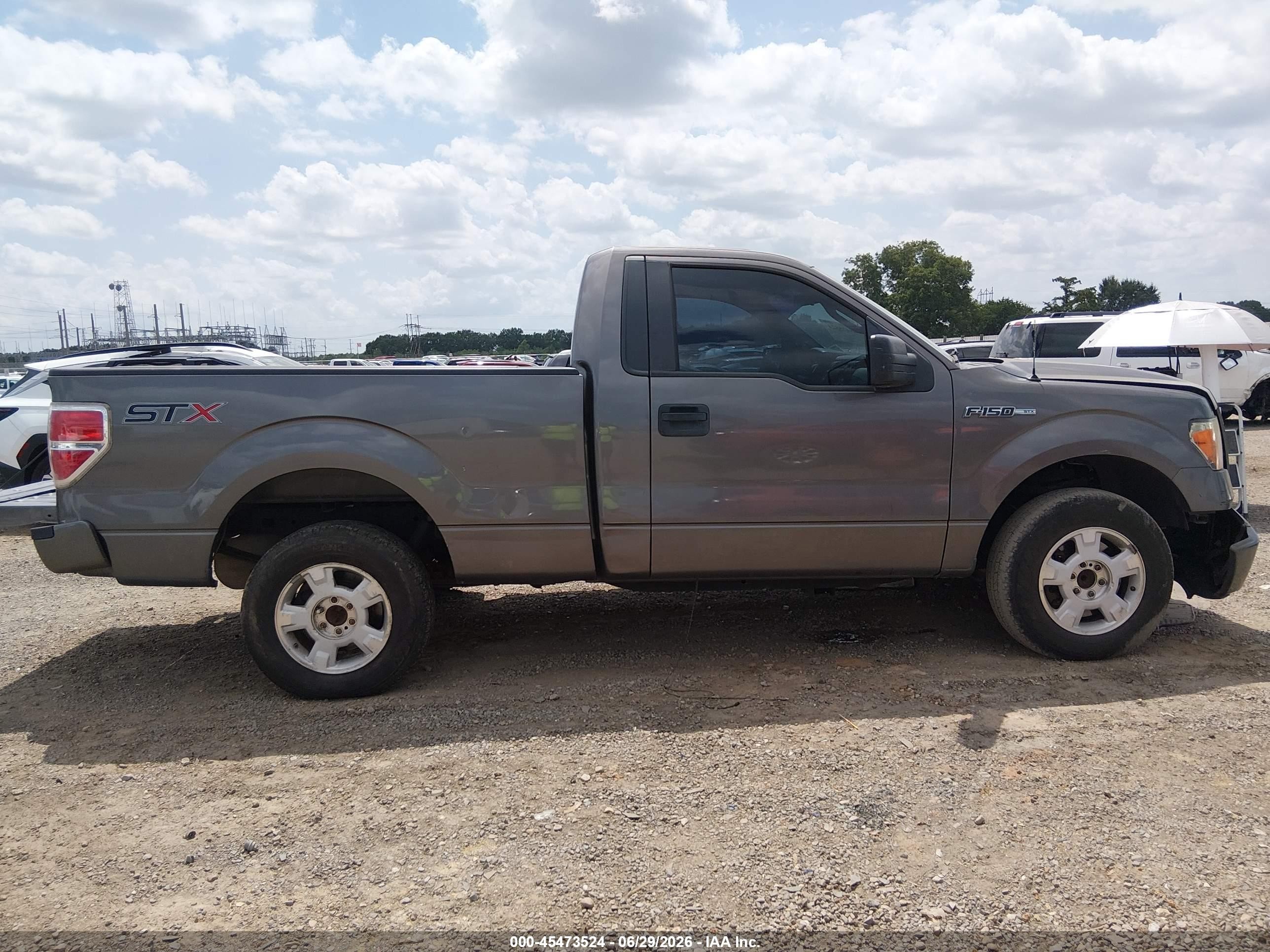 2014 Ford F-150 Stx Gray vin: 1FTMF1CM4EFC52097