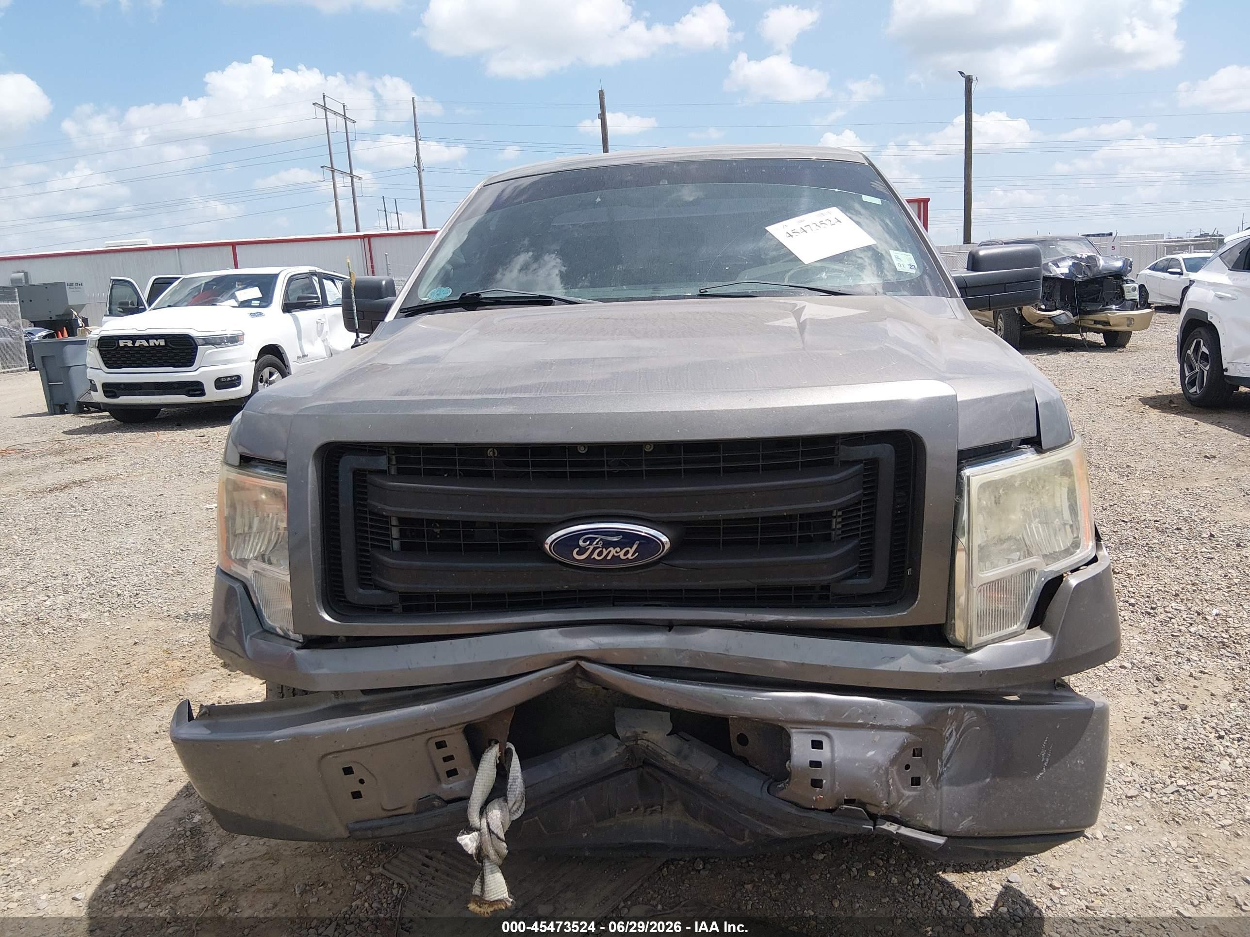 2014 Ford F-150 Stx Gray vin: 1FTMF1CM4EFC52097