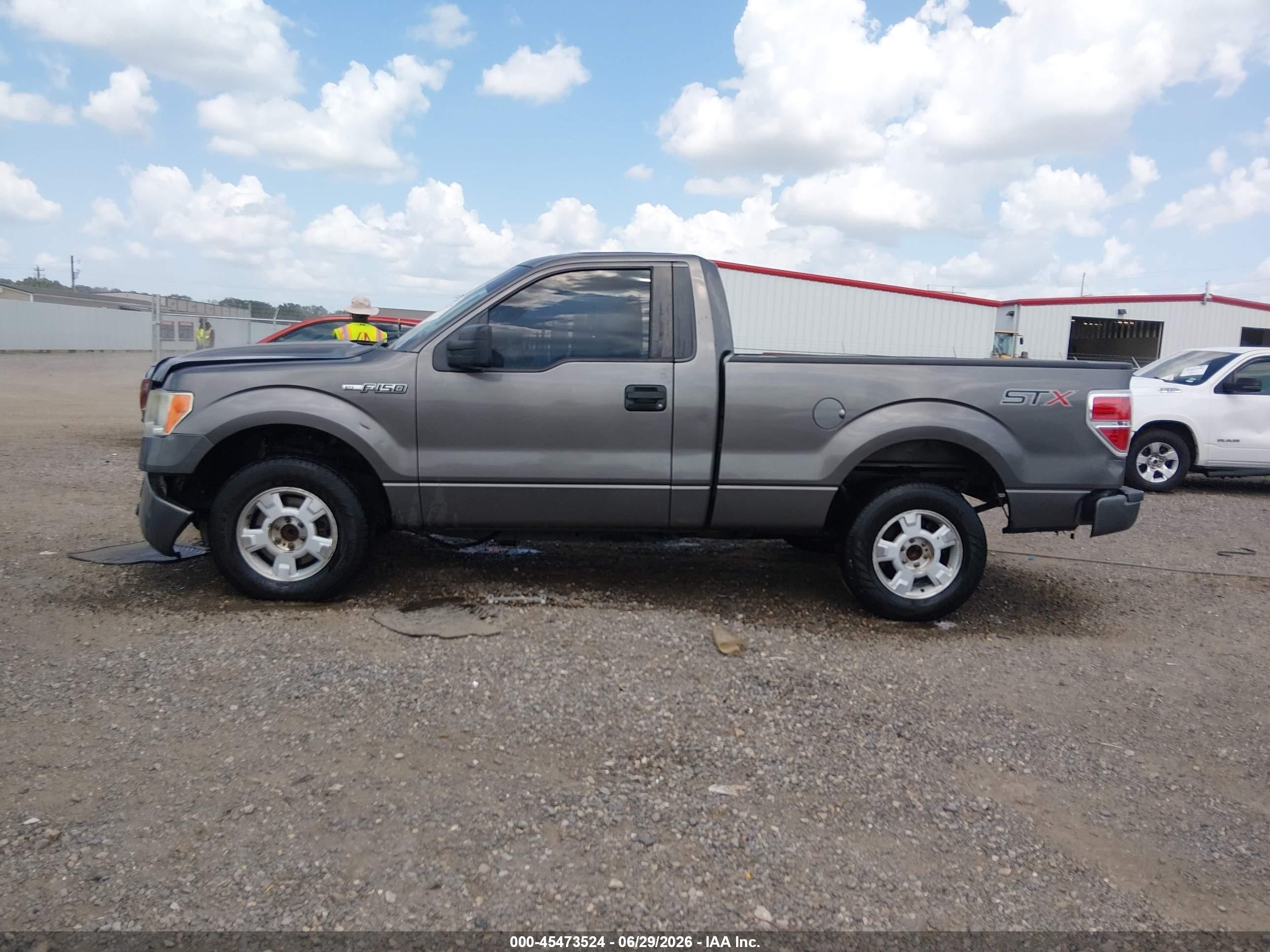 2014 Ford F-150 Stx Gray vin: 1FTMF1CM4EFC52097