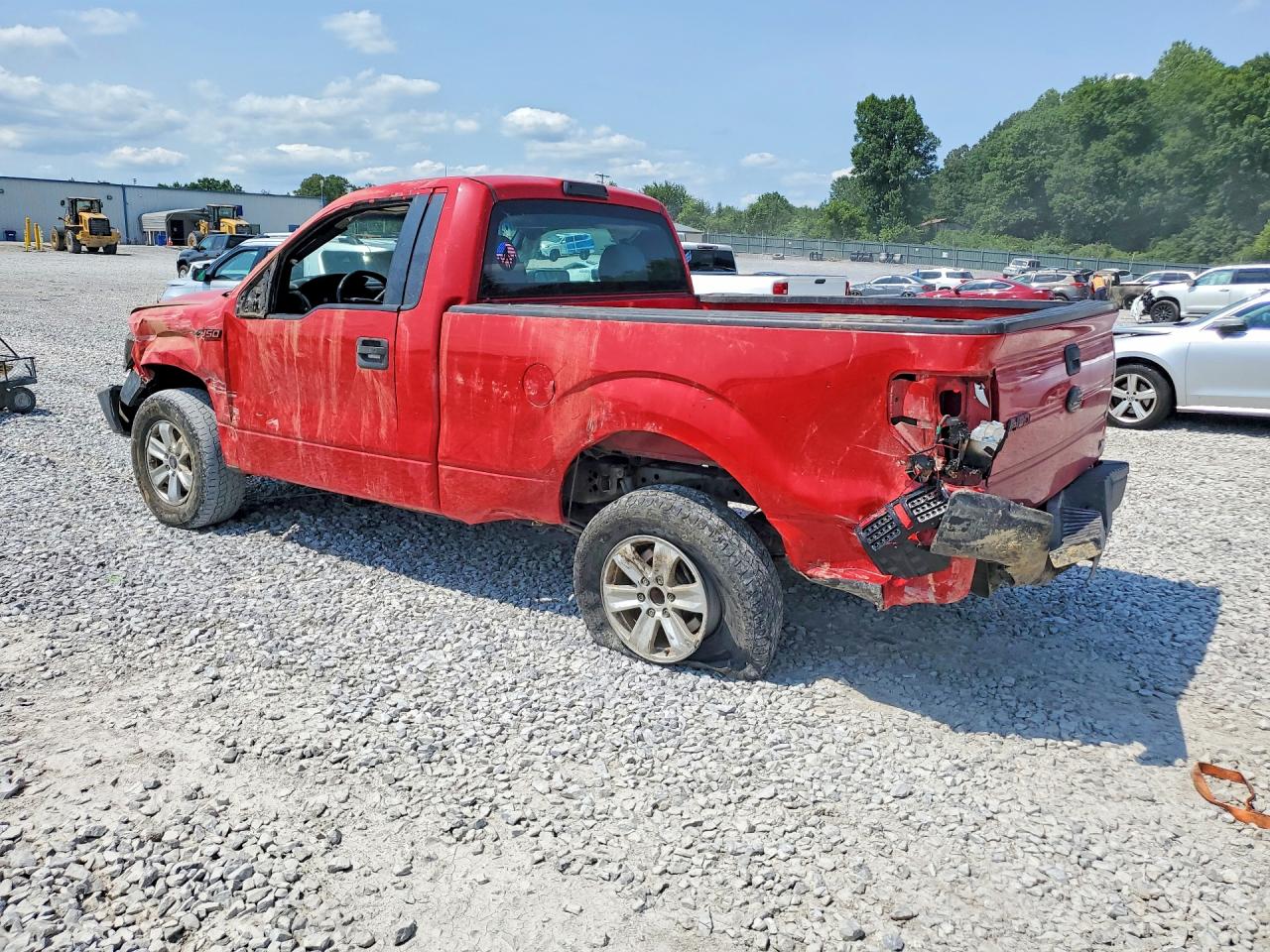 2014 Ford F150 Красный vin: 1FTMF1CM4EKD42762