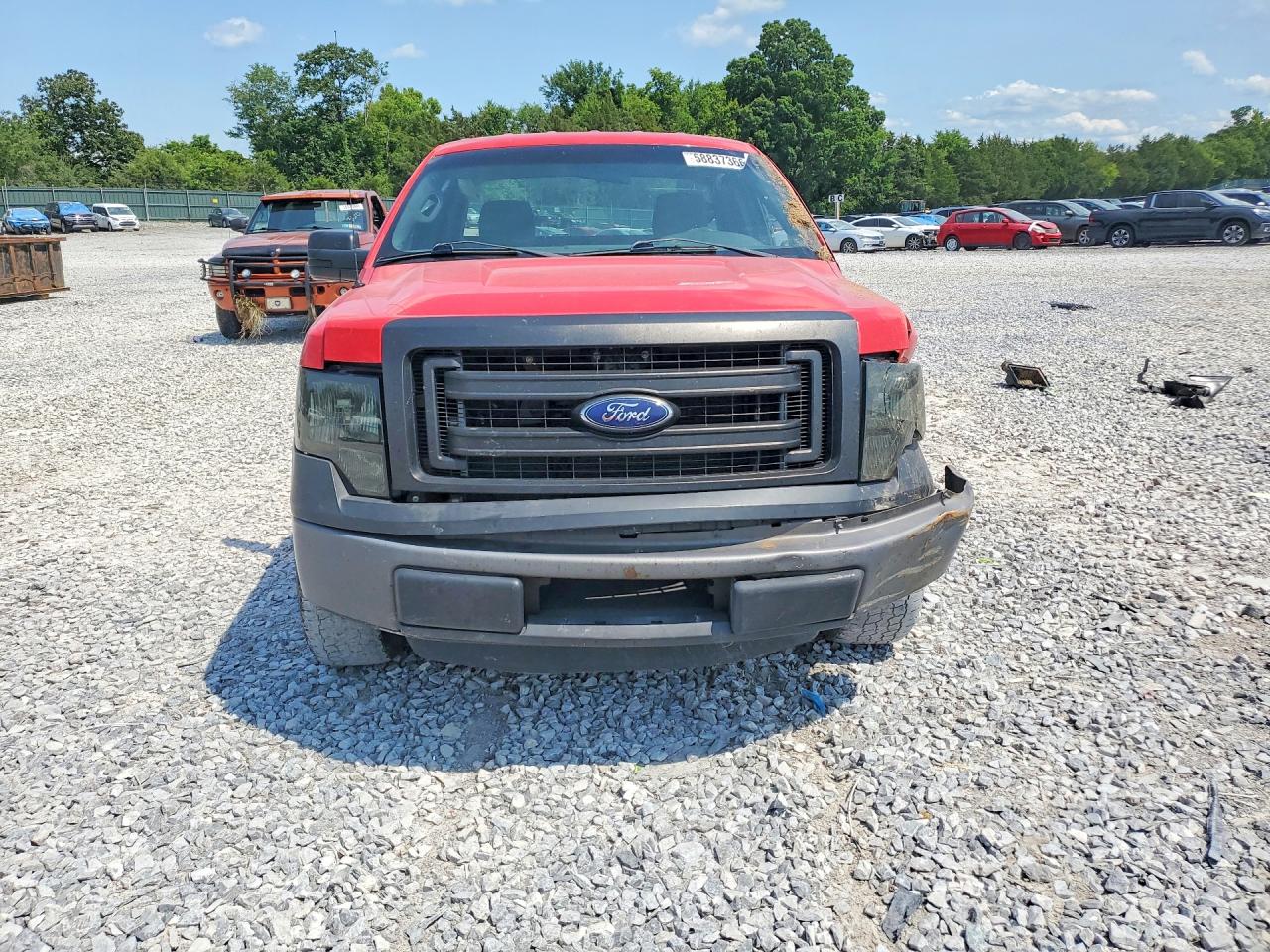 2014 Ford F150 Красный vin: 1FTMF1CM4EKD42762