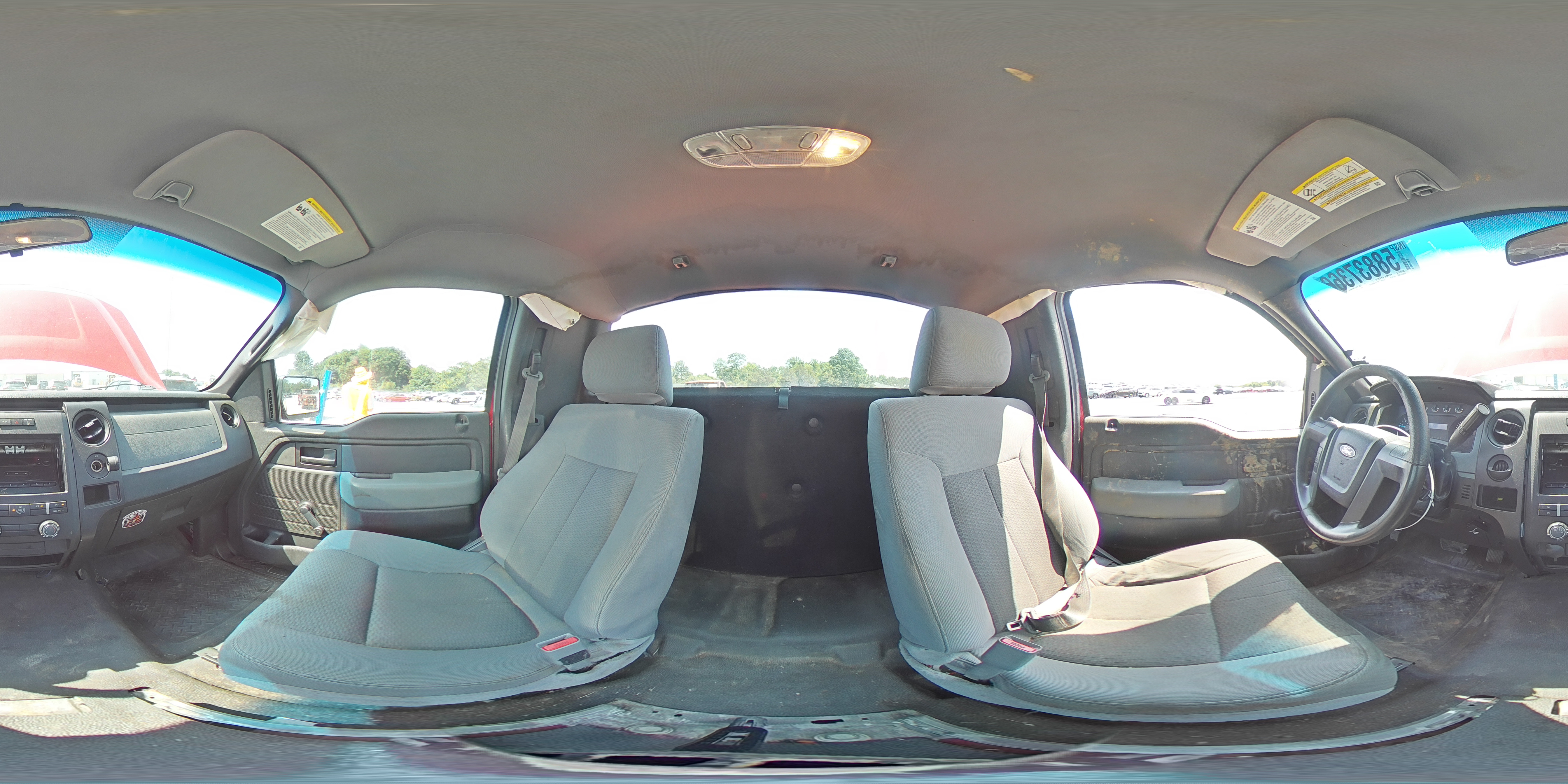 2014 Ford F150 Красный vin: 1FTMF1CM4EKD42762