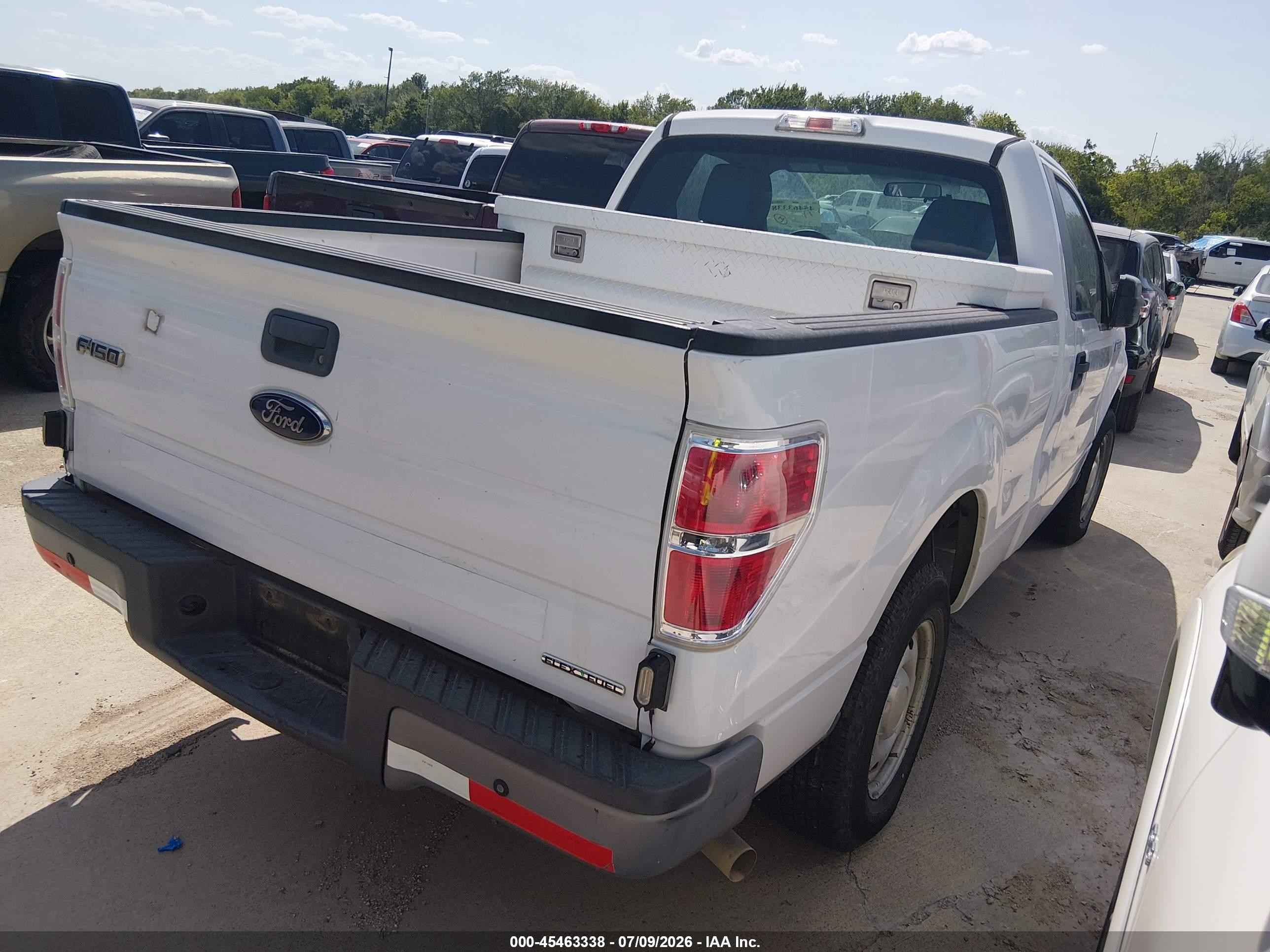 2014 Ford F-150 Stx/xl/xlt White vin: 1FTMF1CM4EKD42986