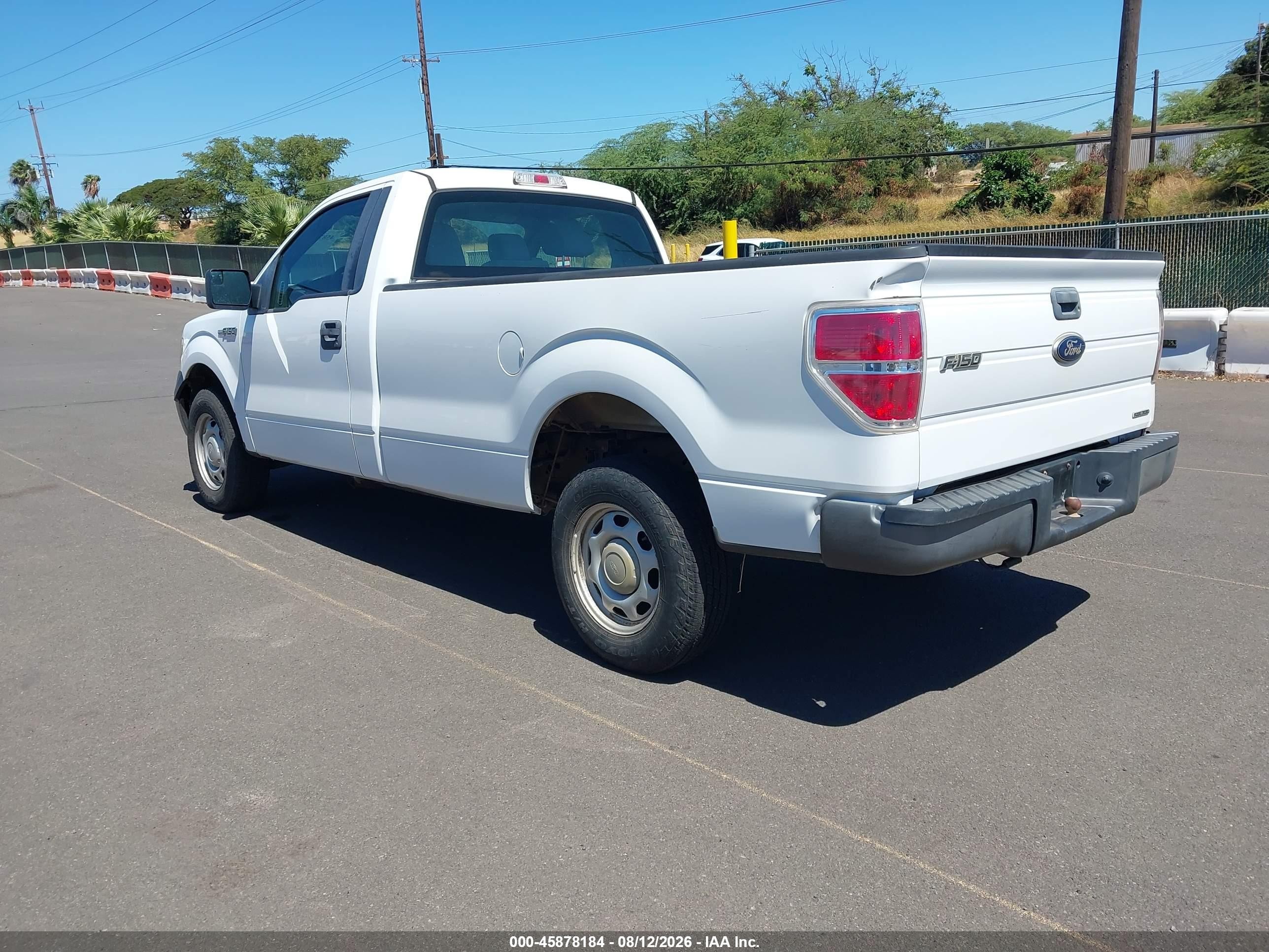 2014 Ford F-150 Xl White vin: 1FTMF1CM4EKE66479