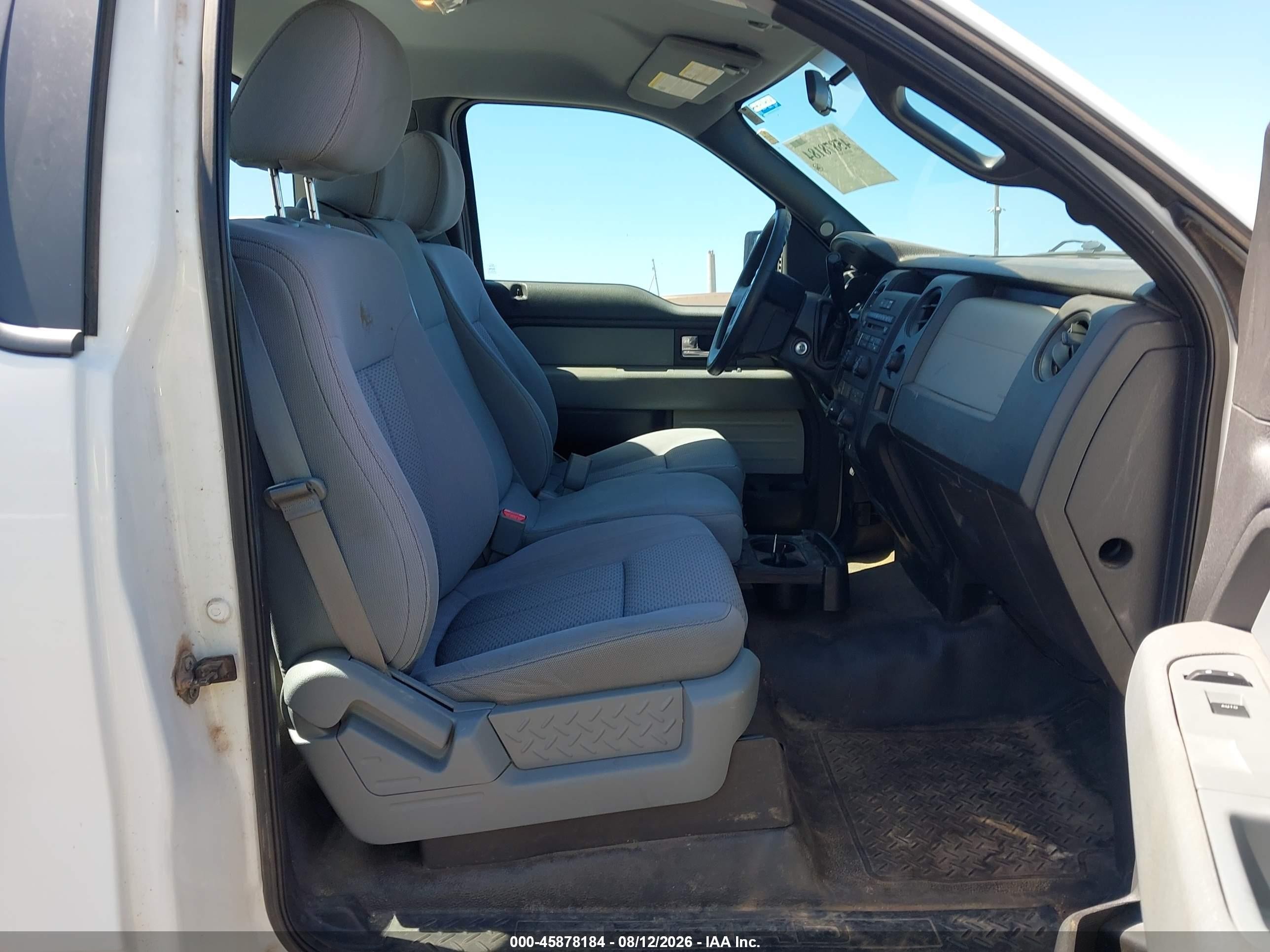 2014 Ford F-150 Xl White vin: 1FTMF1CM4EKE66479