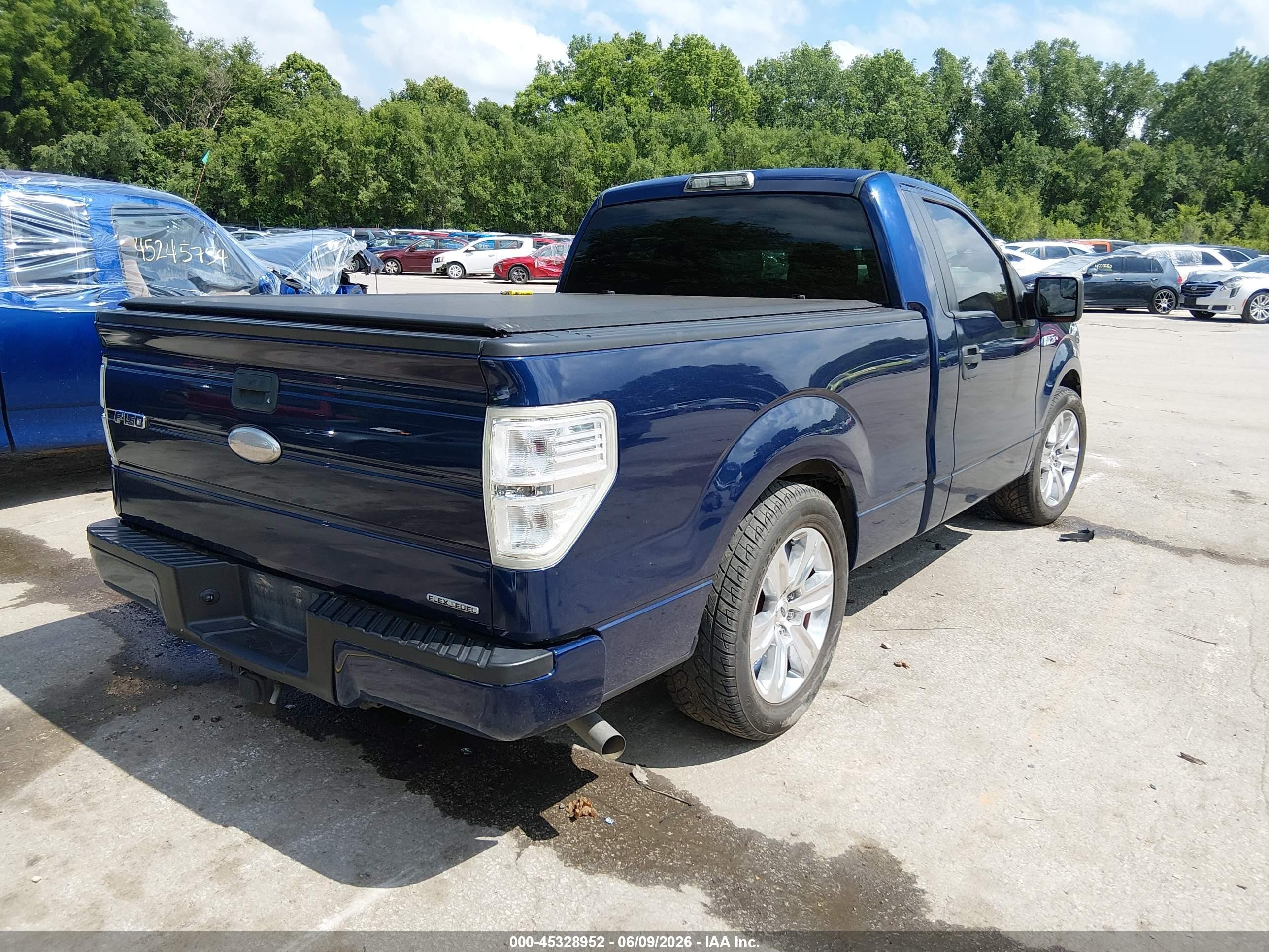 2011 Ford F-150 Xl Blue vin: 1FTMF1CM5BFD04851