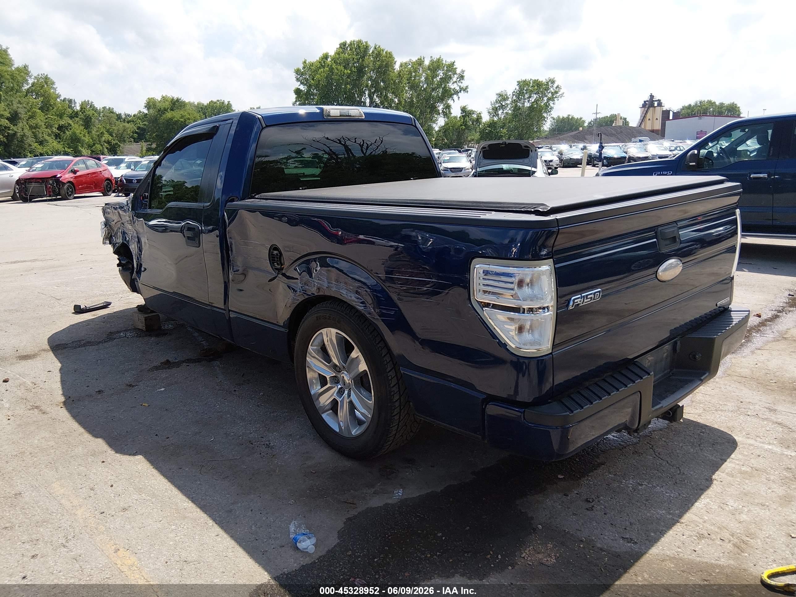 2011 Ford F-150 Xl Blue vin: 1FTMF1CM5BFD04851