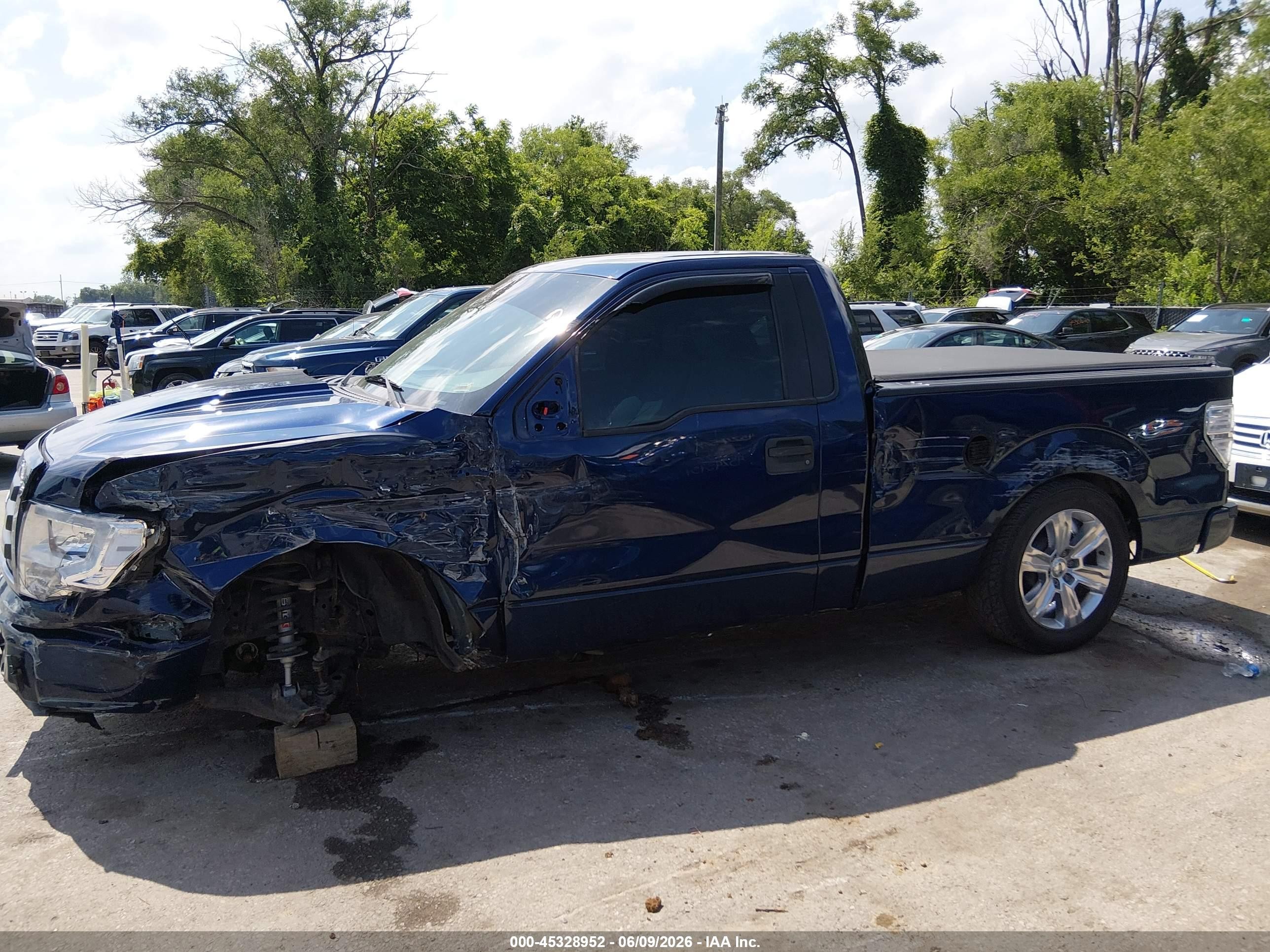 2011 Ford F-150 Xl Blue vin: 1FTMF1CM5BFD04851