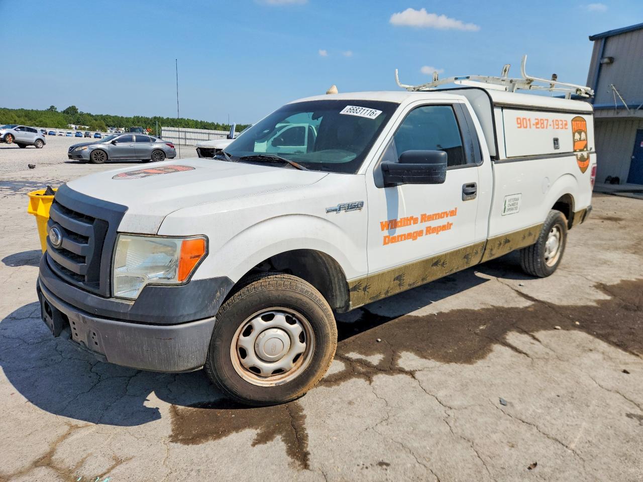 2011 Ford F150 White vin: 1FTMF1CM5BKD84708