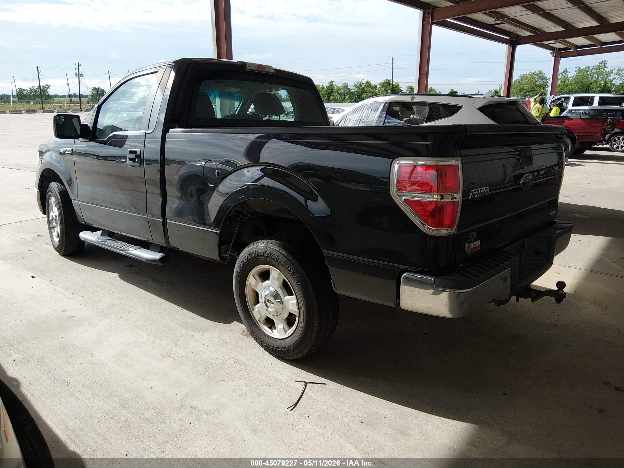 2013 Ford F-150 Xl Black vin: 1FTMF1CM5DFE02412