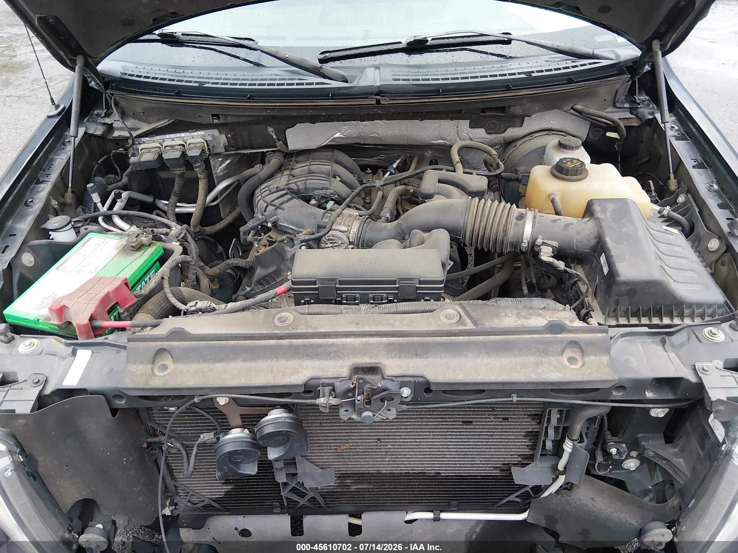 2013 Ford F-150 Xl Зеленый vin: 1FTMF1CM5DKF21844