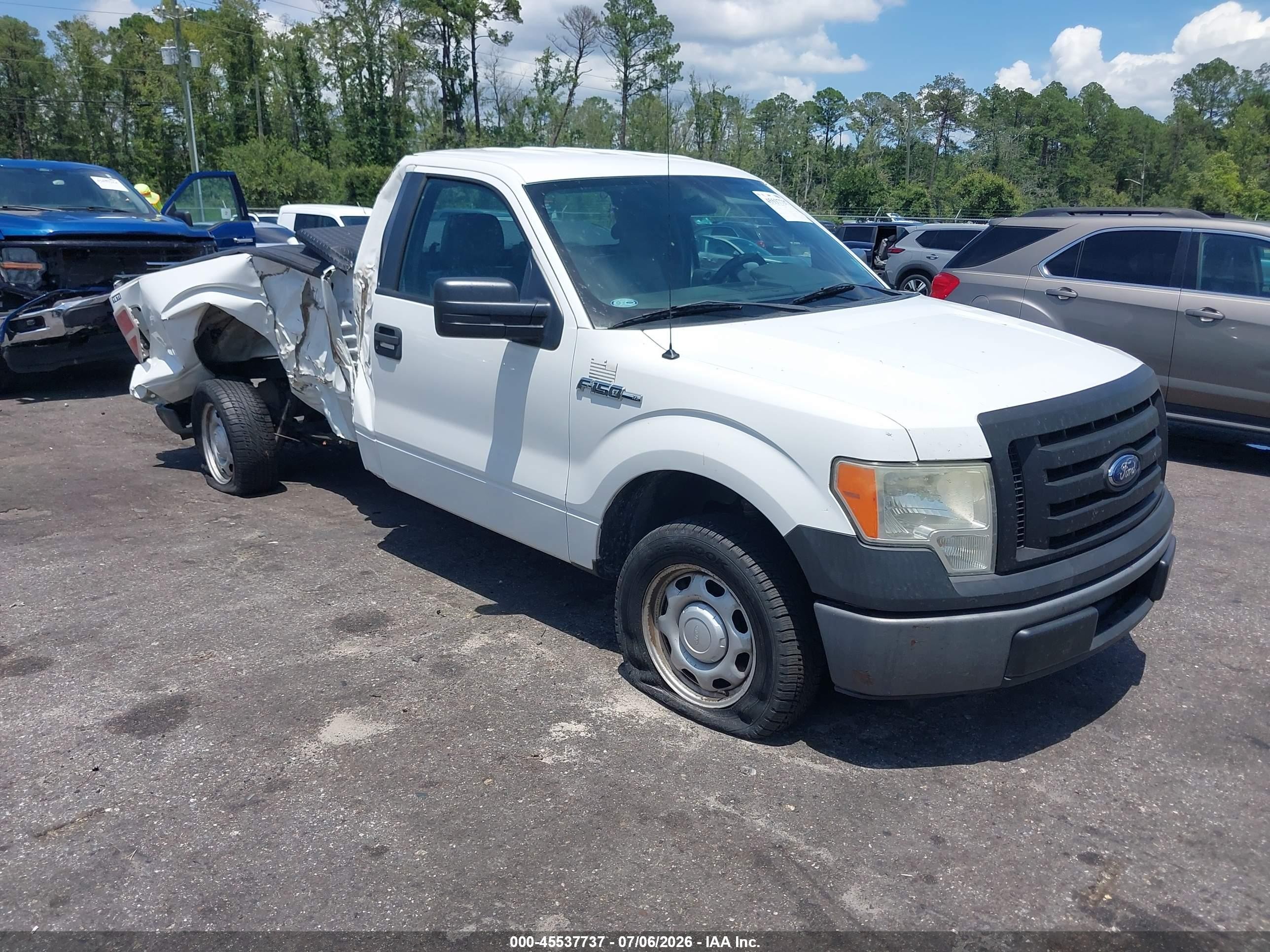 2013 Ford F-150 Stx/xl/xlt White vin: 1FTMF1CM5DKF49093
