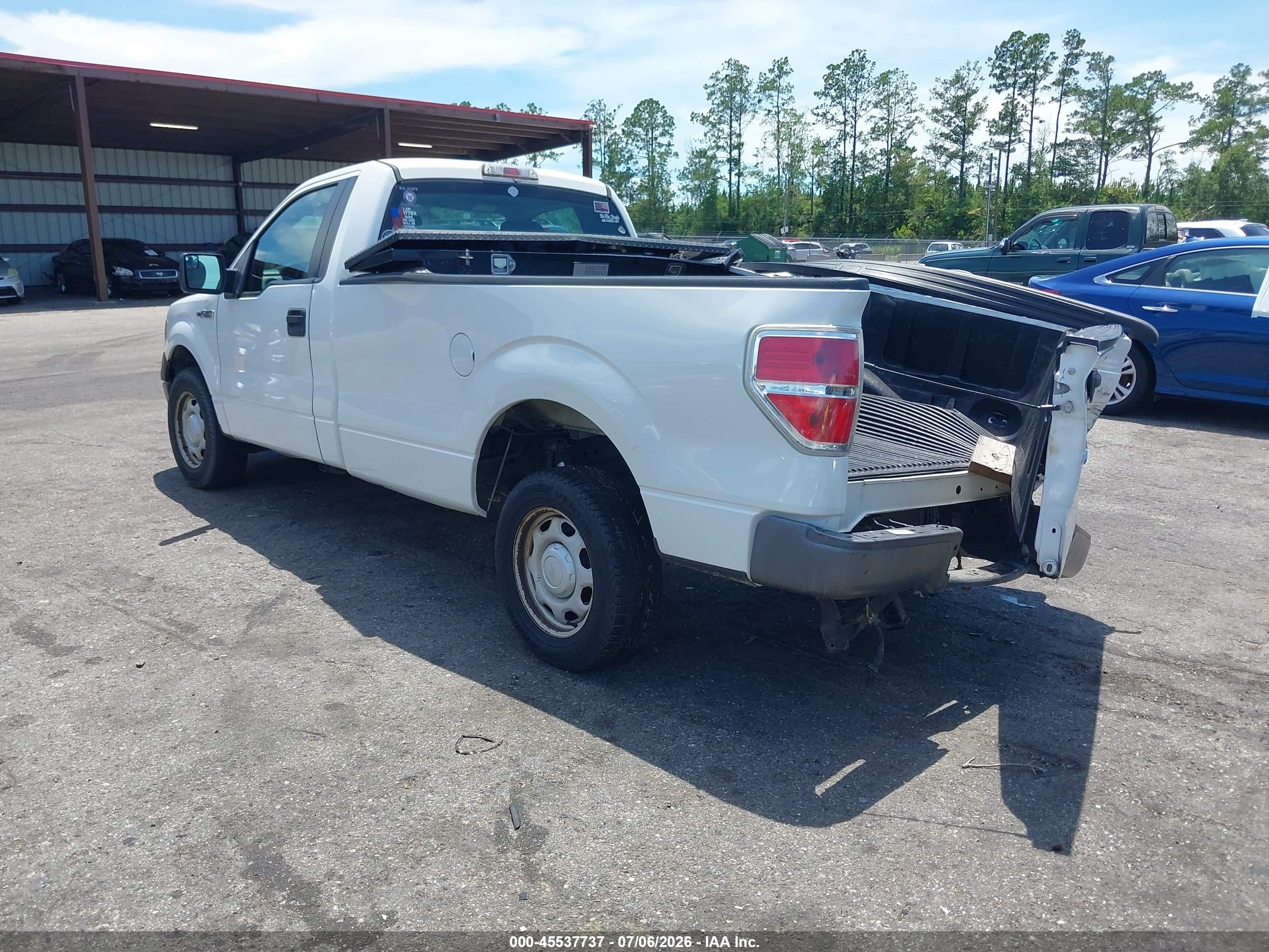 2013 Ford F-150 Stx/xl/xlt White vin: 1FTMF1CM5DKF49093