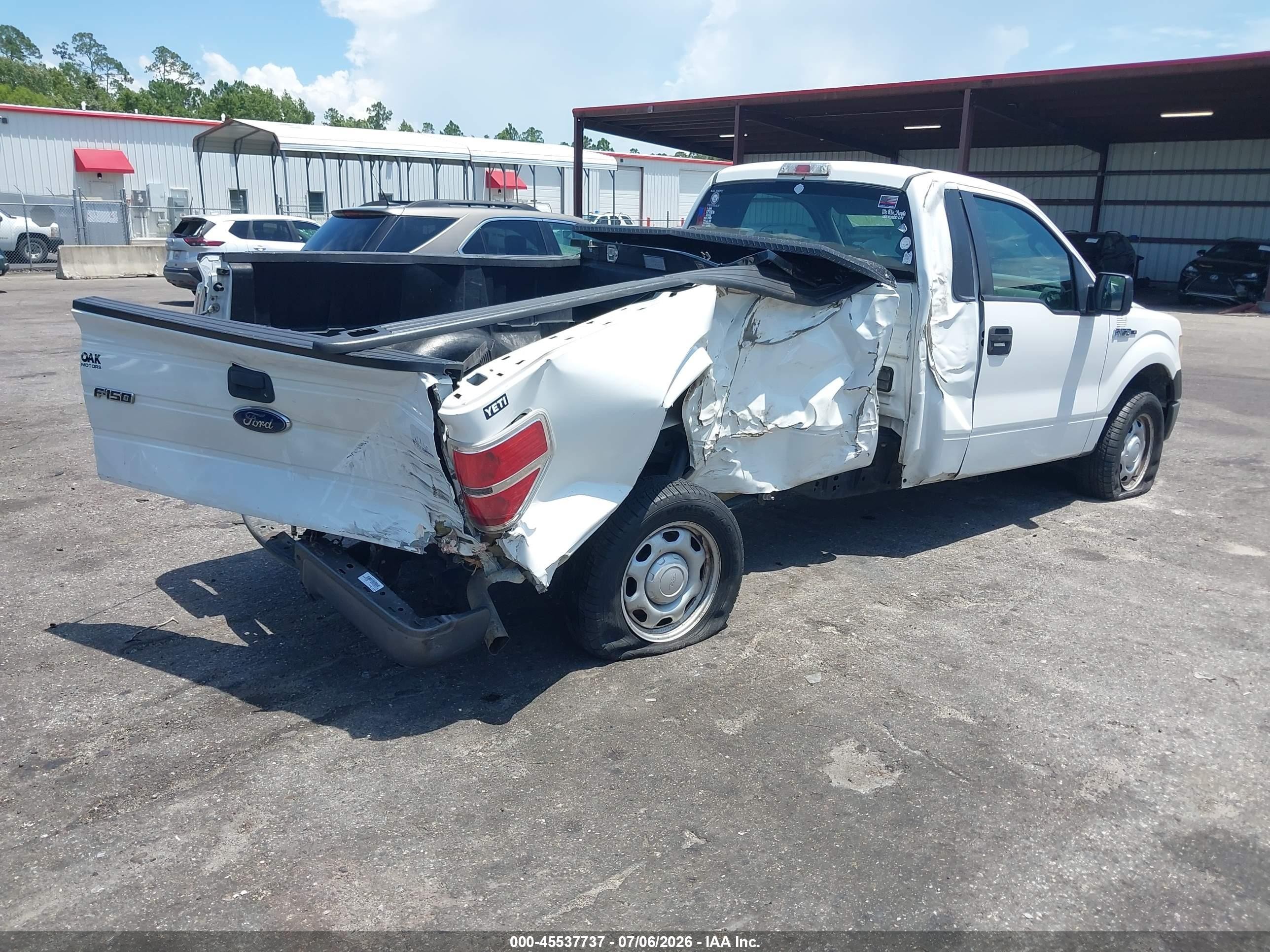 2013 Ford F-150 Stx/xl/xlt White vin: 1FTMF1CM5DKF49093