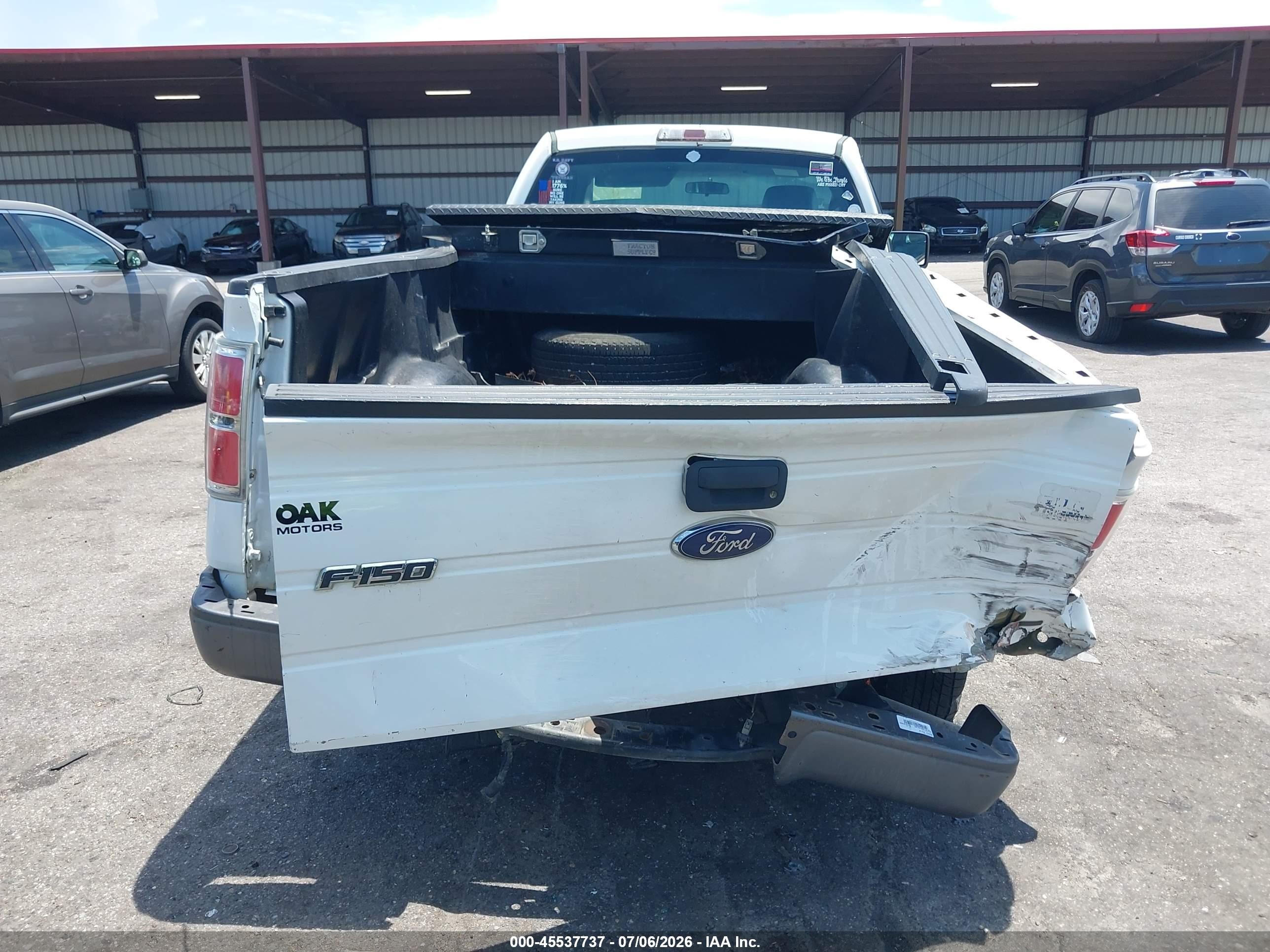 2013 Ford F-150 Stx/xl/xlt White vin: 1FTMF1CM5DKF49093