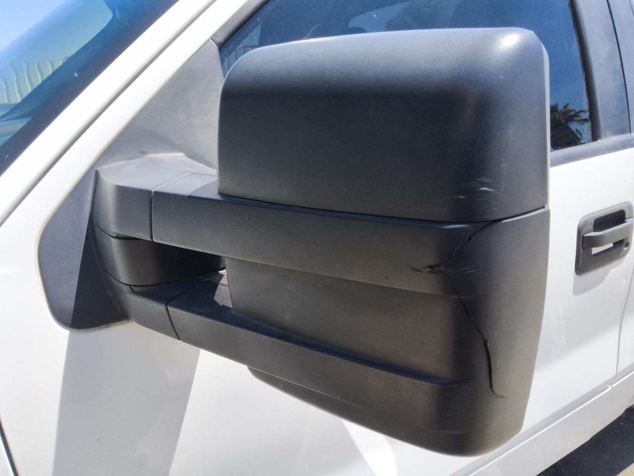 2013 Ford F150 White vin: 1FTMF1CM5DKG35777 Damage: Left Mirror, Broken, Replacement Required