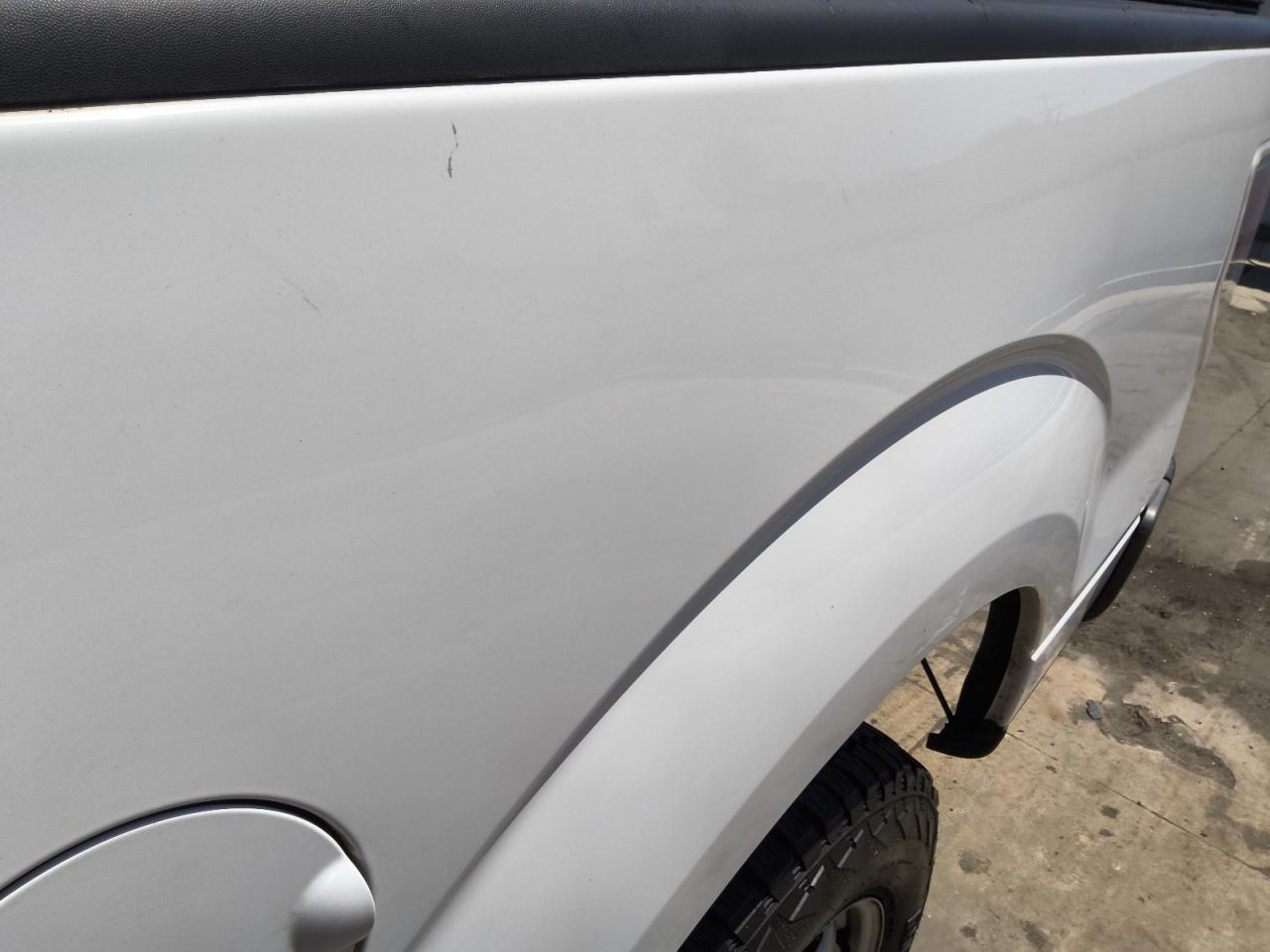 2013 Ford F150 White vin: 1FTMF1CM5DKG35777 Damage: Left Bed Side, Heavy Scratch, 1 To 2 Inches