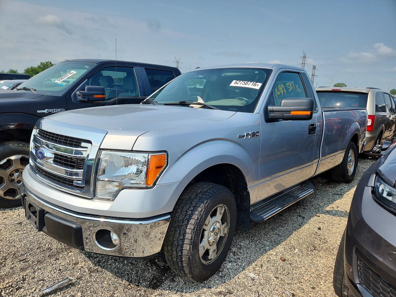 2014 Ford F150 Gray vin: 1FTMF1CM5EKD36808
