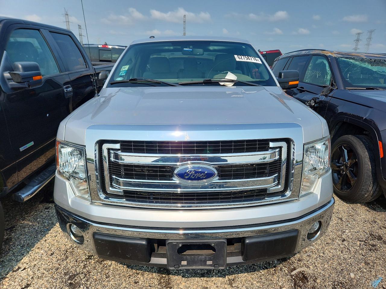 2014 Ford F150 Gray vin: 1FTMF1CM5EKD36808