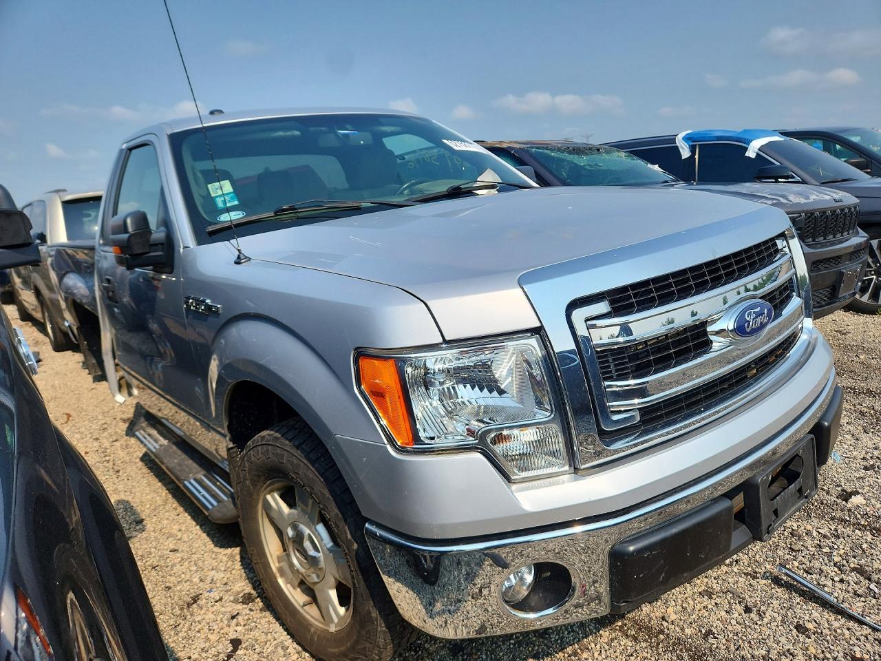 2014 Ford F150 Gray vin: 1FTMF1CM5EKD36808