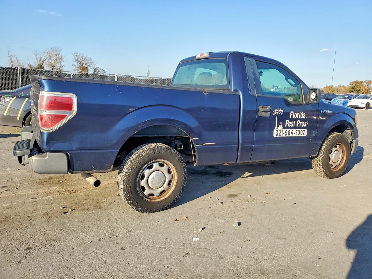 2014 Ford F150 Blue vin: 1FTMF1CM5EKD89508