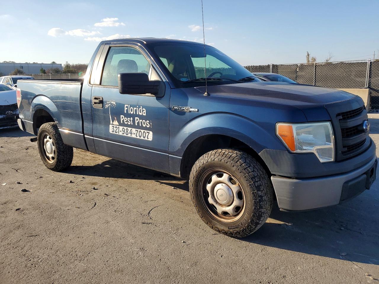 2014 Ford F150 Blue vin: 1FTMF1CM5EKD89508