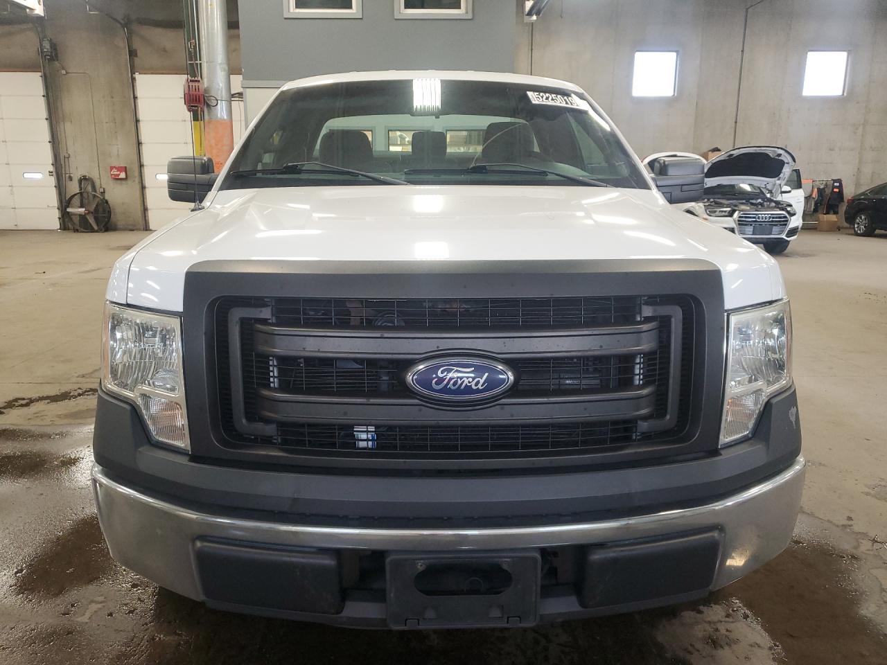 2014 Ford F150 White vin: 1FTMF1CM5EKF54442 Damage: Left Head Lamp, Faded, Repair Required