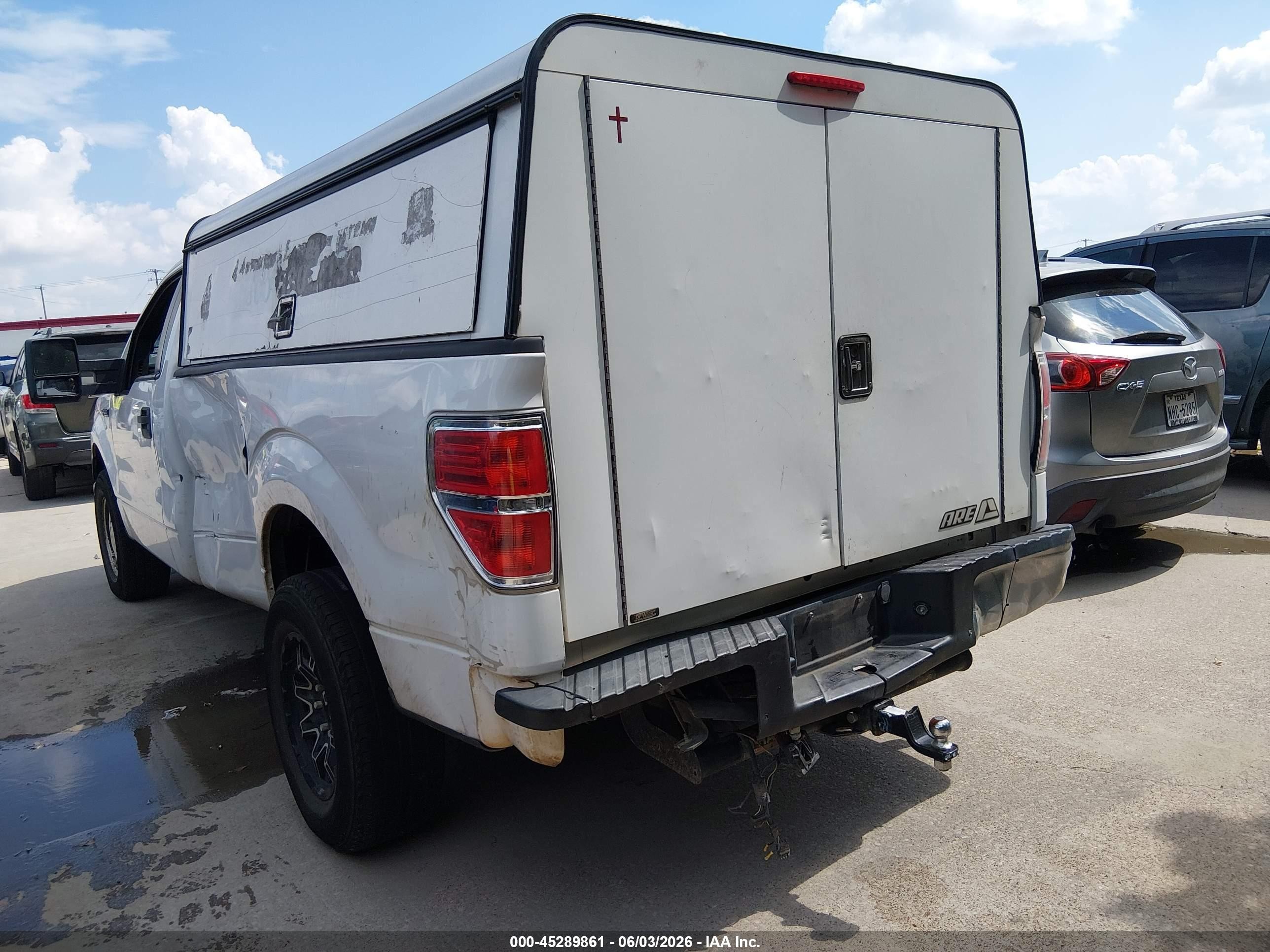 2014 Ford F-150 Xl White vin: 1FTMF1CM5EKF77705
