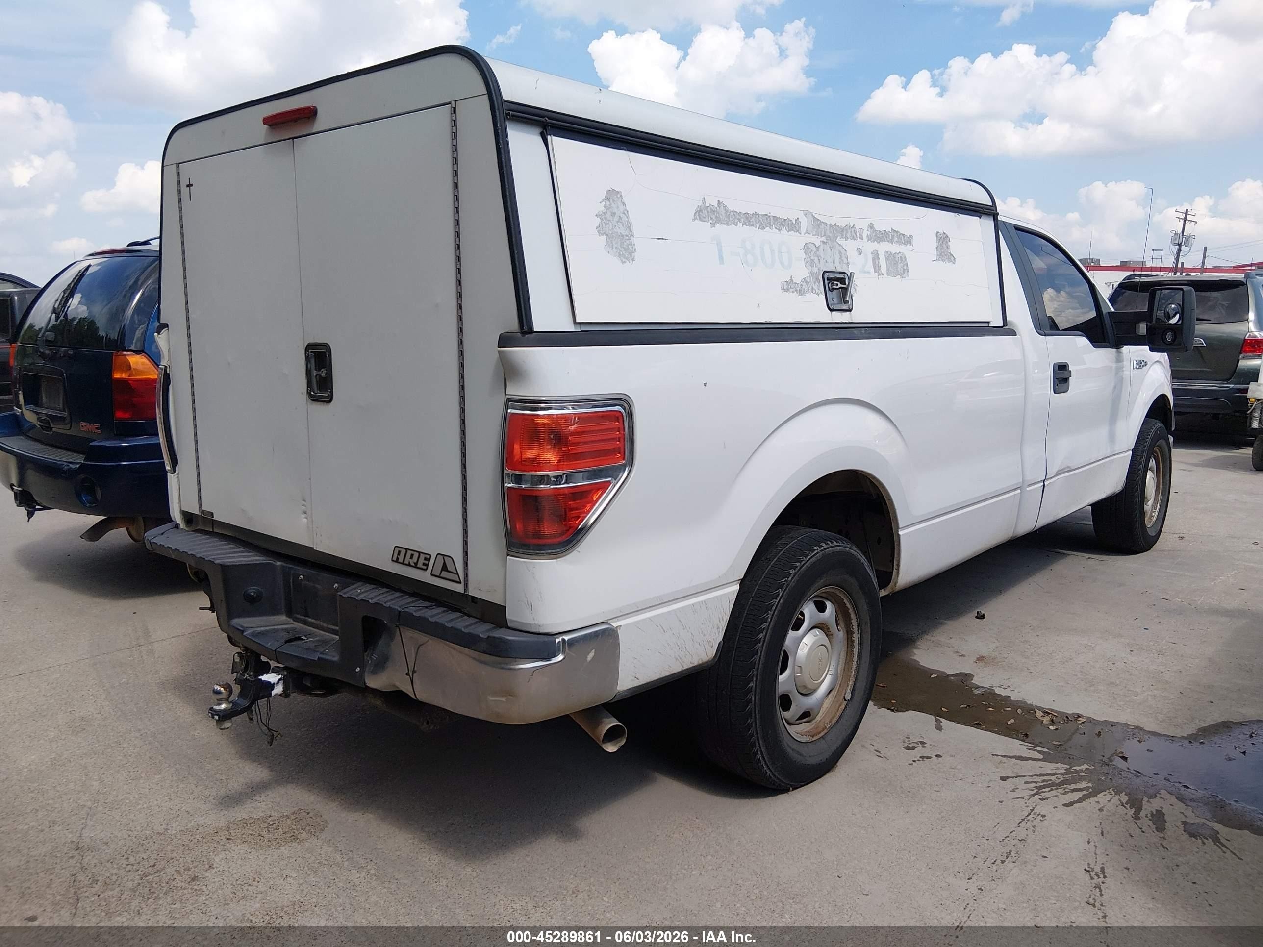 2014 Ford F-150 Xl White vin: 1FTMF1CM5EKF77705