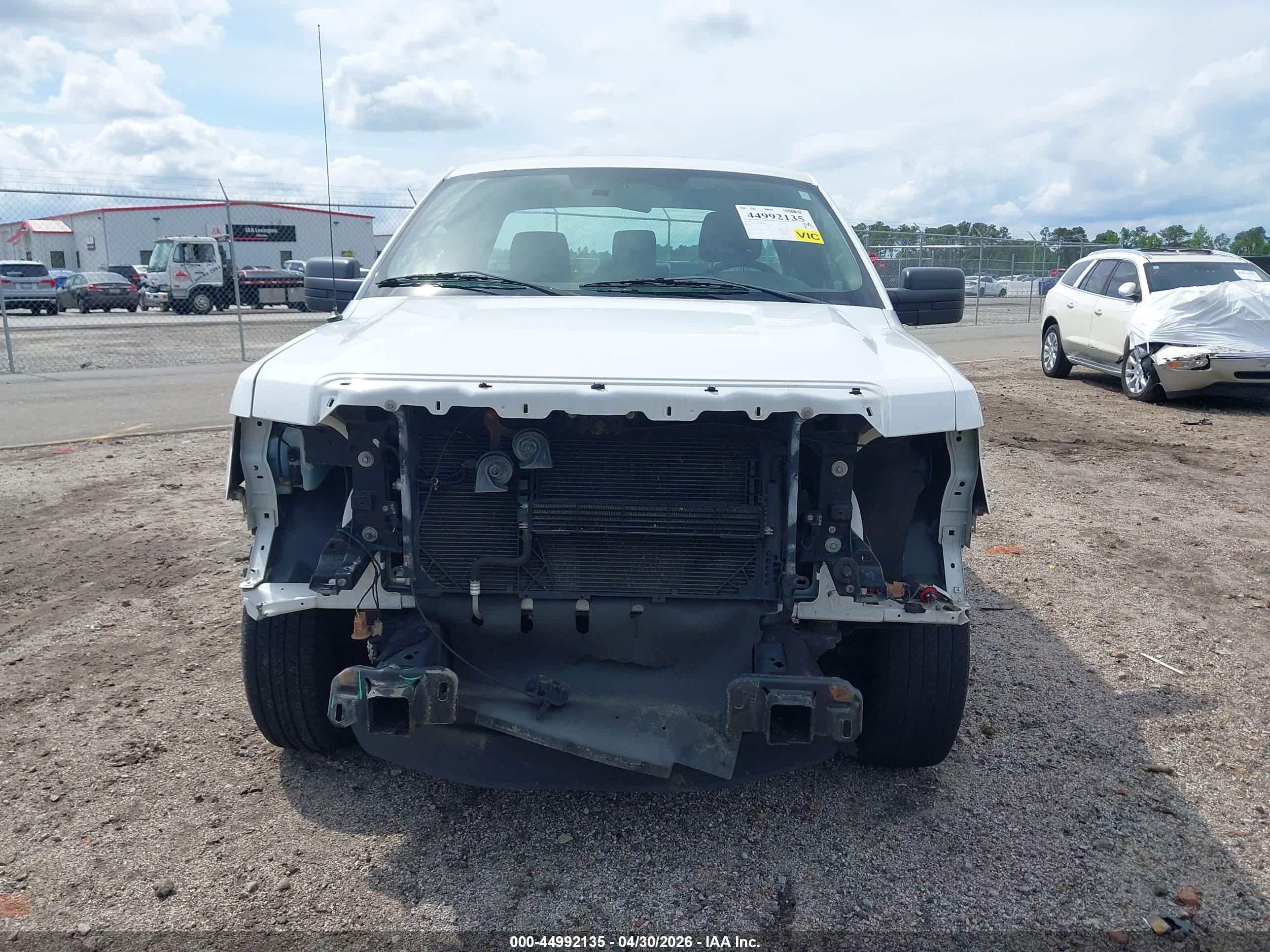 2014 Ford F-150 Xl White vin: 1FTMF1CM5EKG35540