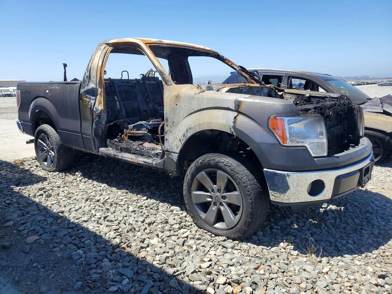 2011 Ford F150 Gray vin: 1FTMF1CM6BKD44640