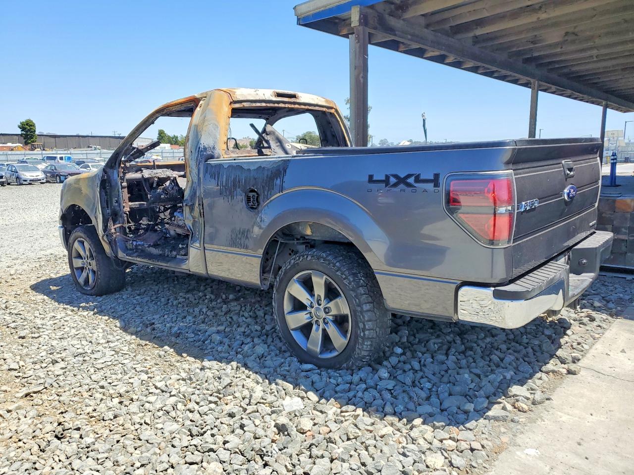 2011 Ford F150 Gray vin: 1FTMF1CM6BKD44640