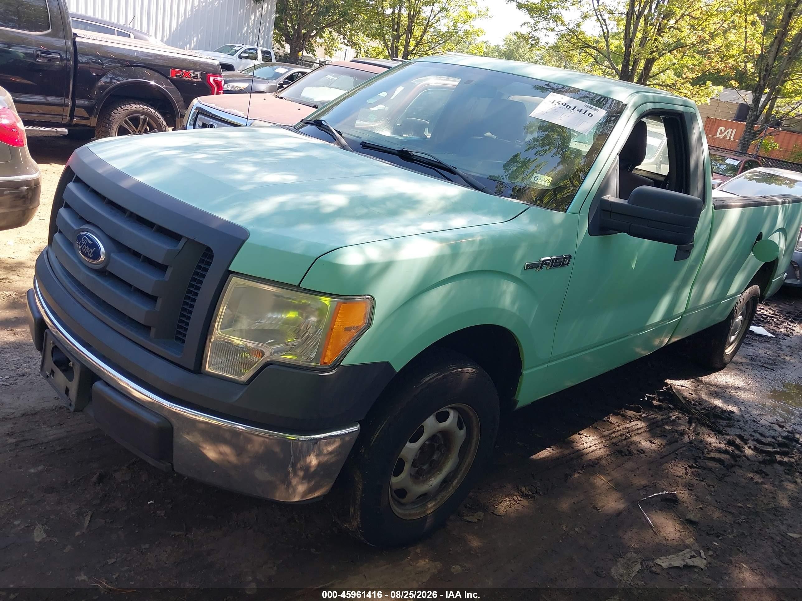 2012 Ford F-150 Xl Teal vin: 1FTMF1CM6CKD31890
