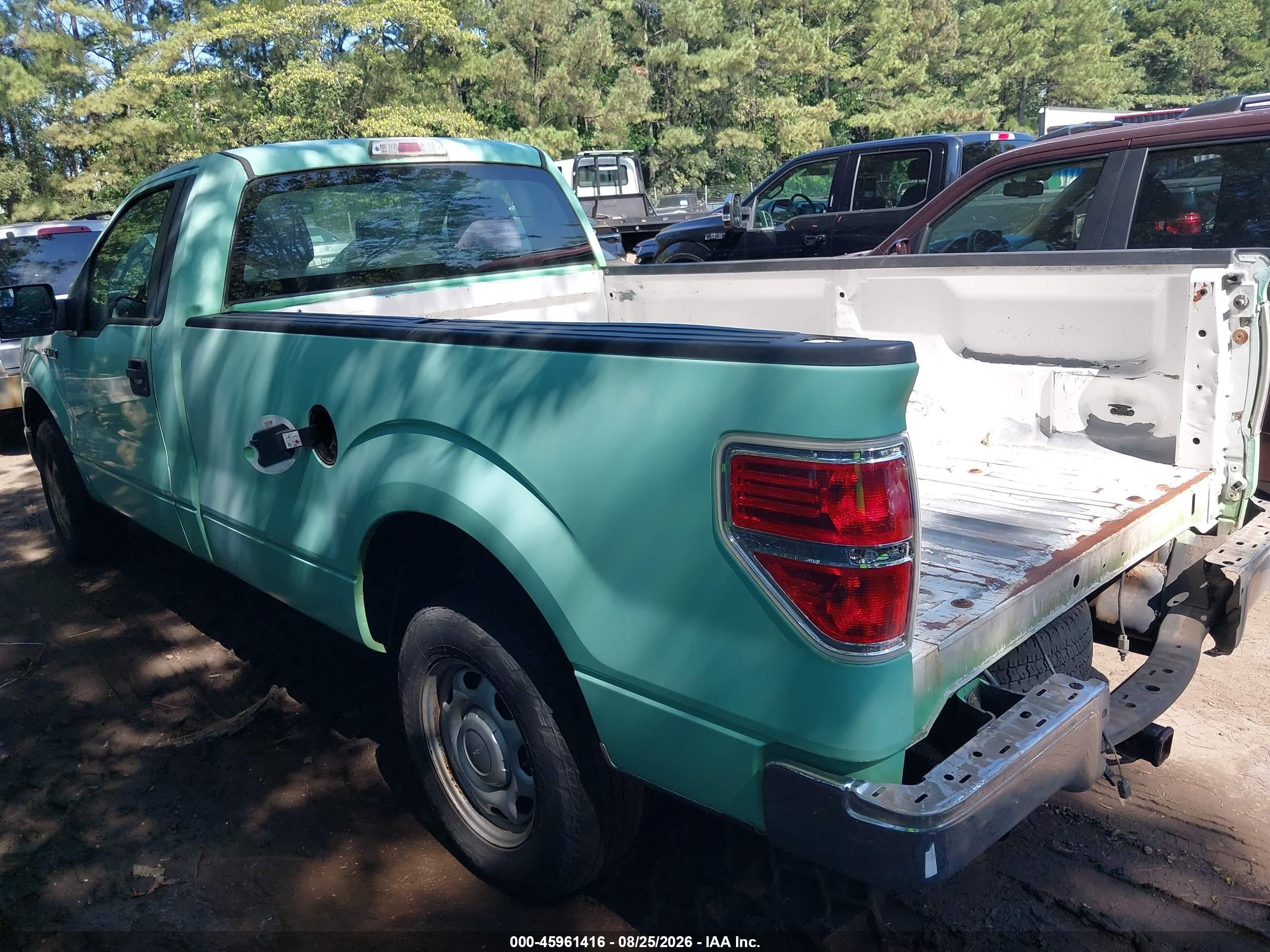 2012 Ford F-150 Xl Teal vin: 1FTMF1CM6CKD31890