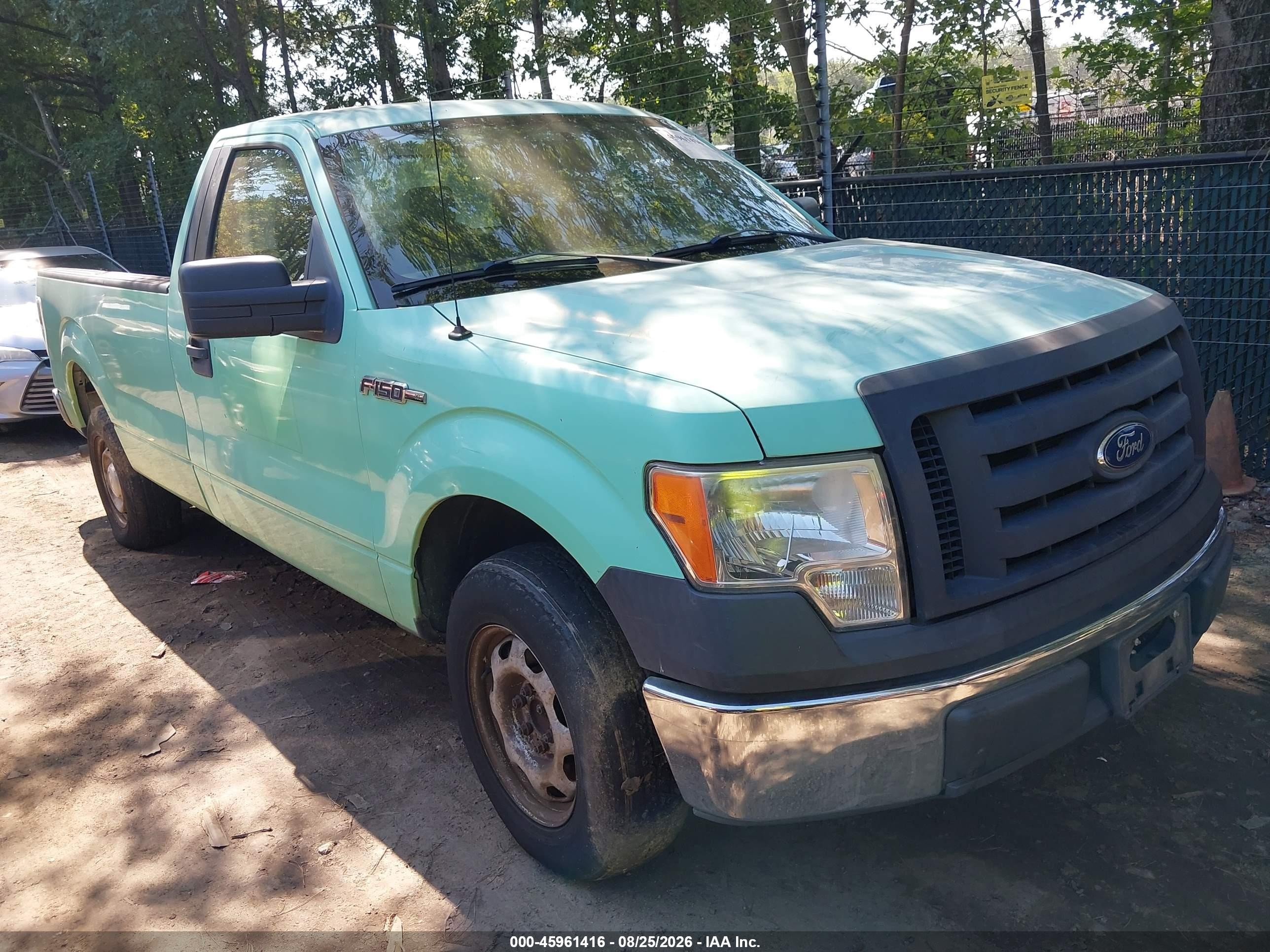 2012 Ford F-150 Xl Бирюзовый vin: 1FTMF1CM6CKD31890