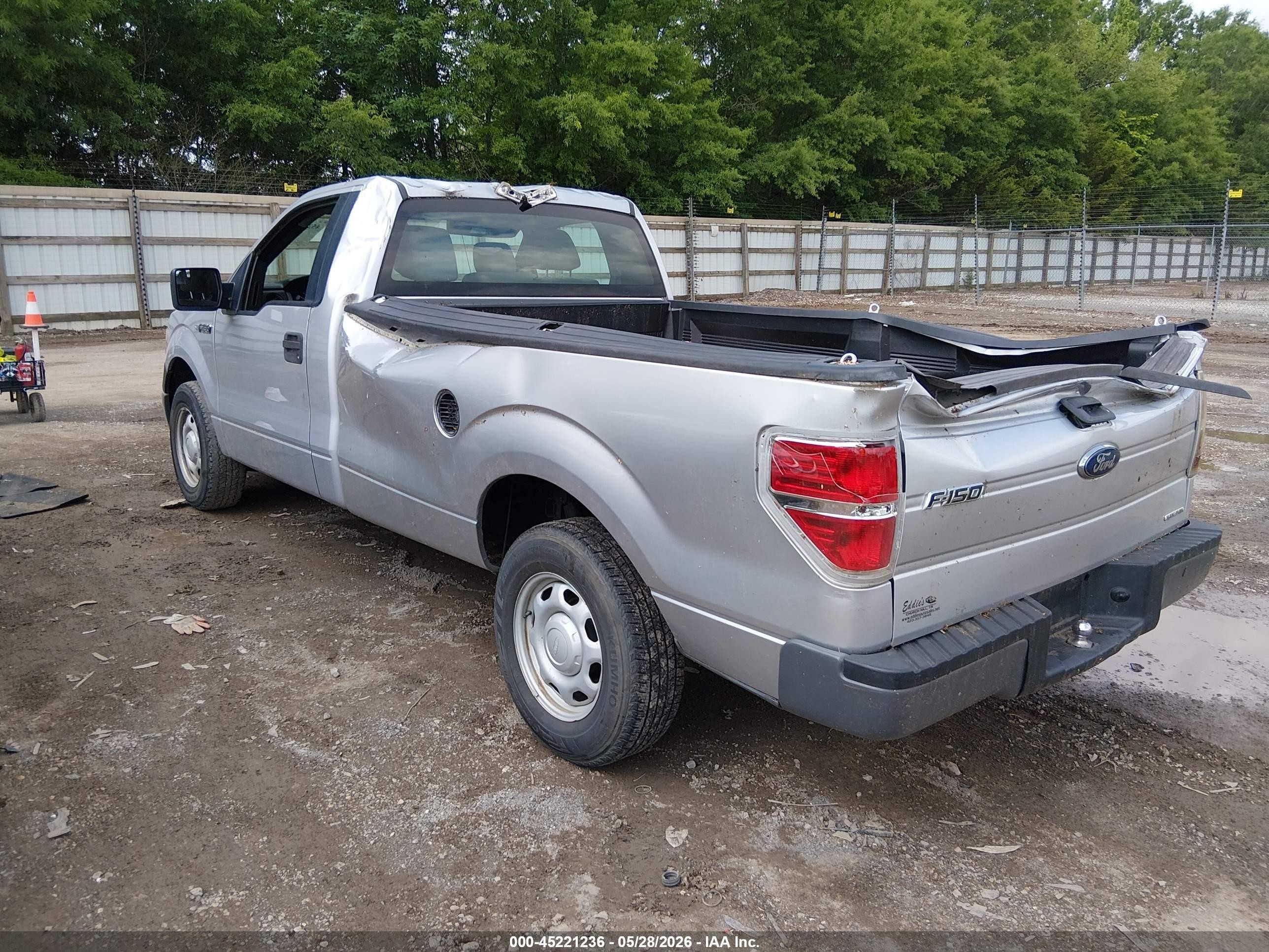 2012 Ford F-150 Xl Silver vin: 1FTMF1CM6CKE09245